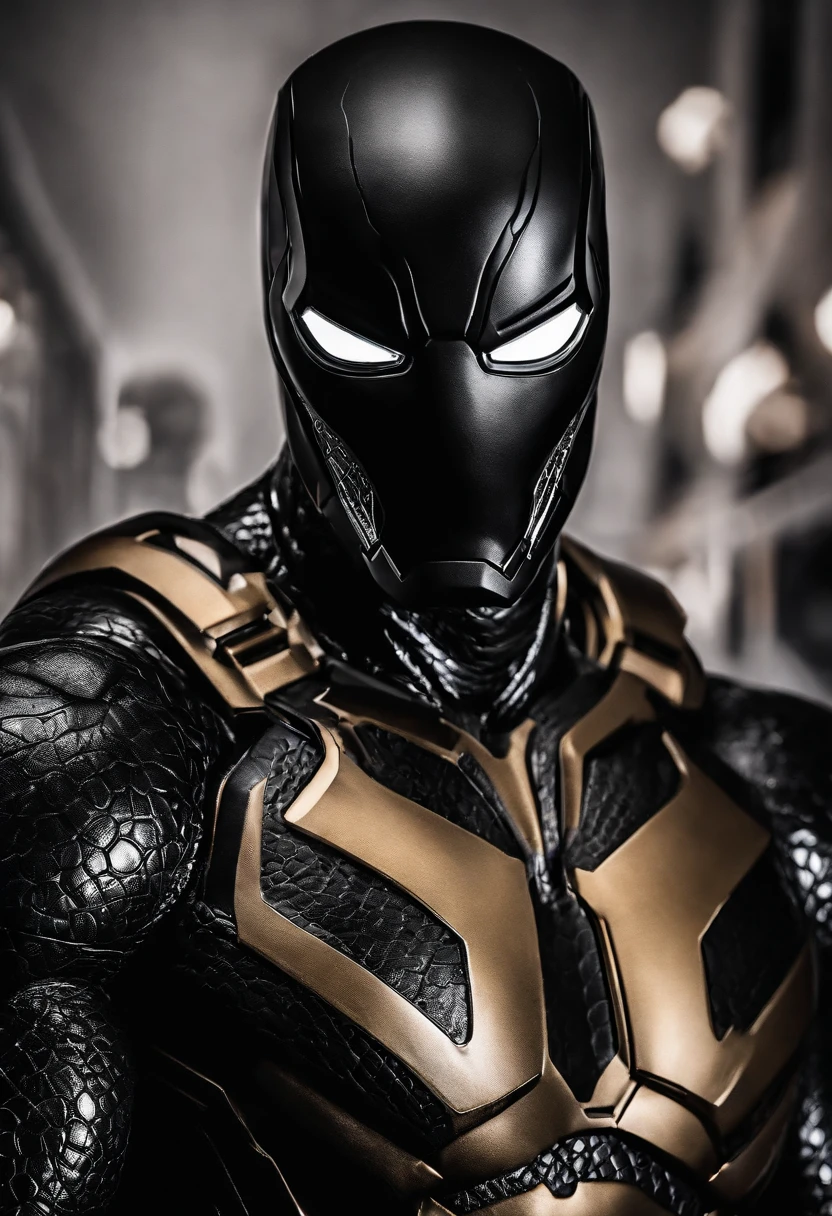 ((Marvel's Black Panther costume, based on the costumes from the Marvel films, very detailed and vivid costume)), (work of art), (ultra detailed), cinematic, (8k resolution), (extremely detailed and technological), Abstract expressionism painting "Hyperion", (sexy Black Panther Goddess, technological armor, Cybernetic, swimsuit armor showing pussy), epic technological image, epic, legendary posture, crouched posture with hands on the ground, flexible body, sexy spread legs. dark environment, digital painting, conceptual art portrait of the character, (sexy female body with curves, (She is a superhero who hides her identity), wearing a black panther mask, the costume has huge panther wings), illuminated Cybernetic eyes , shiny, gold details, ((impressive cleavage, very open, (extremely long and beautiful natural breasts, large, breasts popping out of the cleavage, long, dark nipples showing), (Come close to emphasize the beautiful cleavage, close- up on sagging breasts, naked breasts)), close-up, pay close attention to the entire black panther costume, hot protruding panther, sexiest of all, hentai. I want black panther costume and mask Super detailed cybernetic, lighting details in the costume.
