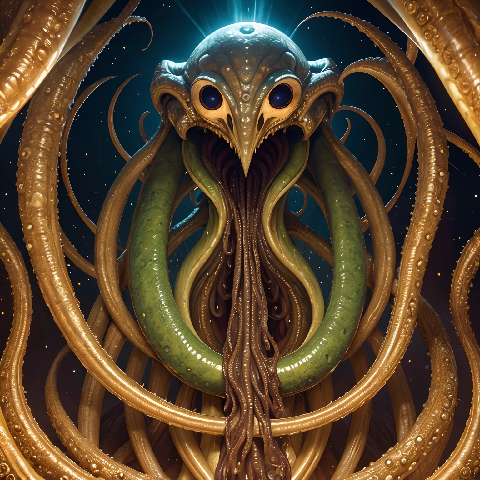 ｛NEO GOD｝｛an alien｝｛Chemicals｝｛Deities｝｛vhorrified｝｛Deities々Right｝｛Beautiful shape｝｛an oil painting｝｛hight resolution｝｛devastated｝｛Buddha｝｛Rainbow flesh｝｛Ultimate form｝｛Another dimension｝｛kosmos｝｛mistic｝masterpiece , best quality , ultra-detailed｛cthulhu mythos｝｛goddes｝｛MuCoi｝｛mucous membrane｝｛tentaculata｝｛worm｝｛Nyarlathotep｝｛High Quality｝