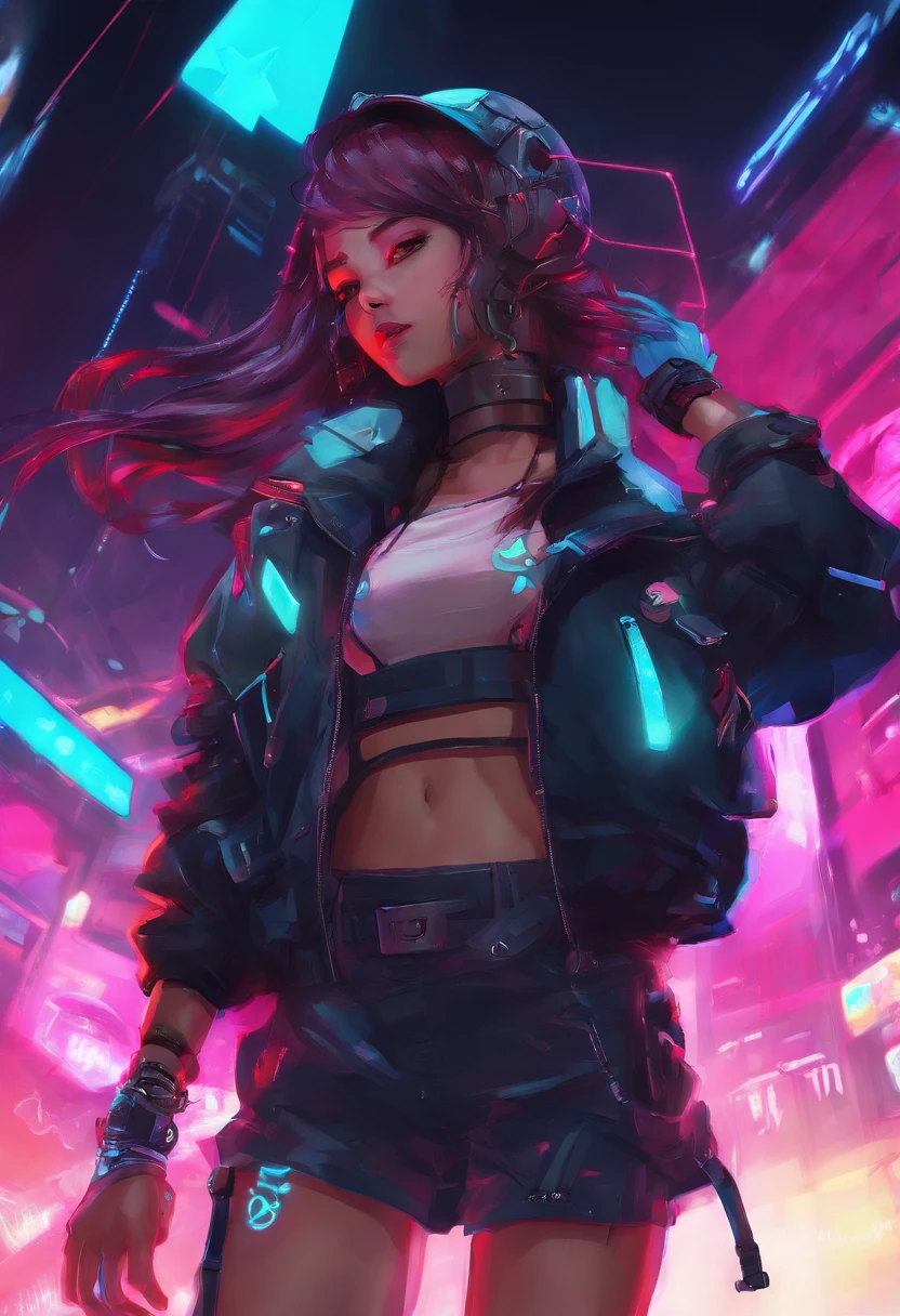 girl，15year old，Brown hair long，Side twists，Hair is slightly curled，red headgear，Black gemstone decoration on the hair，red long skirt，It looks free and loose，Full body like，ancient wind，background starry sky。