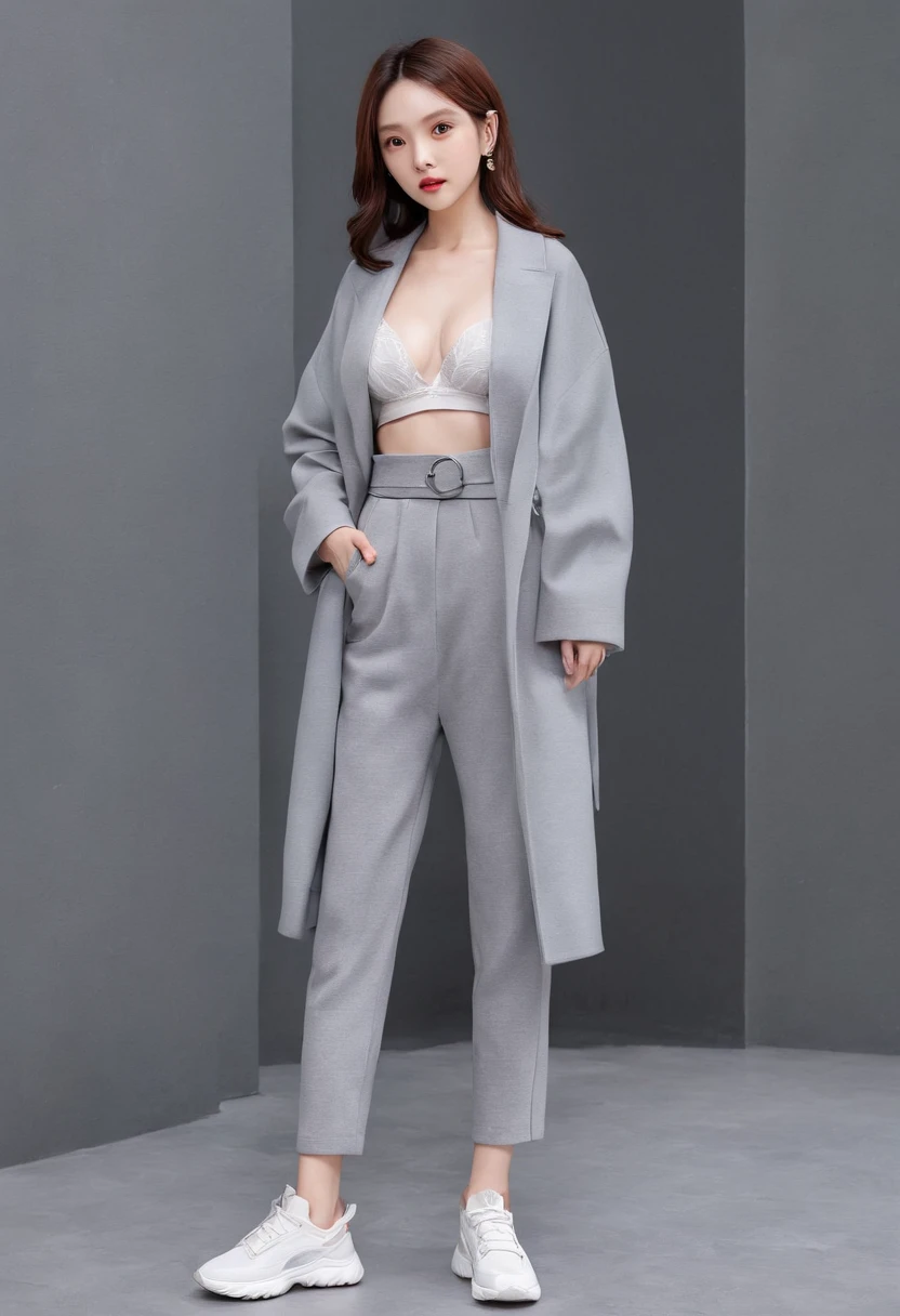 pelvic bone,the ribs,鎖骨,emaciated,slenderness,big breasts thin waist,Thin leg,tight leather pants