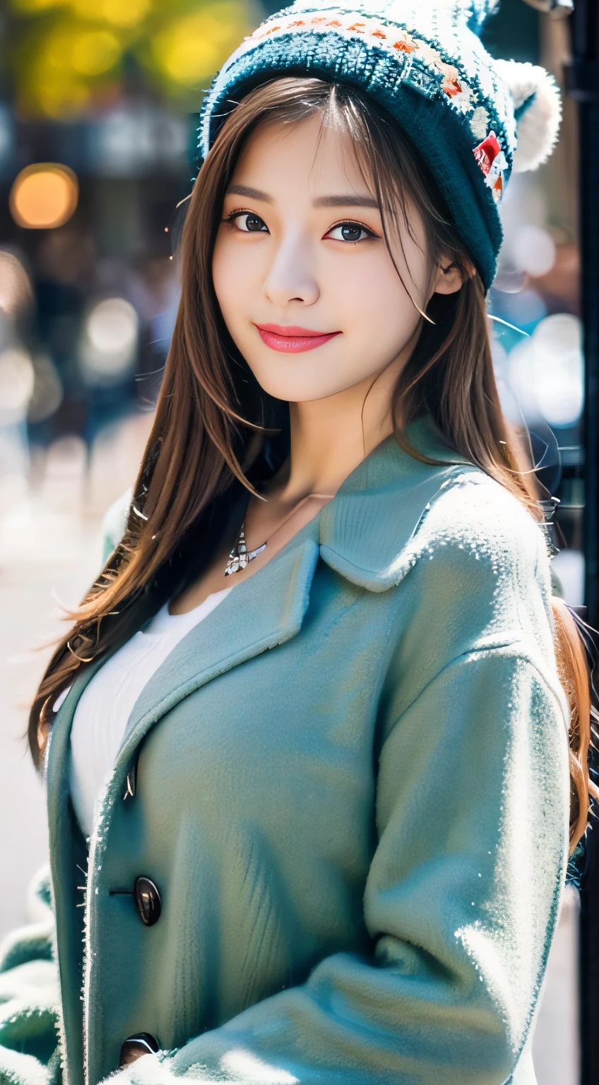 (32K,high-detail,high detal,hight resolution,highdensity,独奏:1.3),(Realistic people,Live Action,A detailed eye,High resolution eyes,Fine eyes,Eyes that look like they are alive,Beautiful dark blue eyes,Fishing eyes,detailed lips,Crystal clear white skin,detailed realistic faces:1.3),(Japanese ido,Korean Idols,model in Japan,Korean models,Korean K-Pop Female Idols:1.2),(with a flushed face,natural make up,a necklace,piercings,Navel piercing:1.4)(Military Cargo Pants,Colorful tops with a large silhouette,Coat with a large silhouette,Leather Boots,Knitted hats,Mode-type beautiful eyes casual:1.6),(well-shaped breasts:1.5),(Sexy and very beautiful Korean16 years girl,Cool eyes,little smiling,facing back,turned around,Looking at the camera,Fashion Leader,fashion modell,Soft skin,Unforgettable eyes,Eyes are too beautiful,I want to go to Paris Collection.,Cutting-edge fashion:1.6),(showing your whole body,Show full-body fashion,Fashion that stands out:1.7)