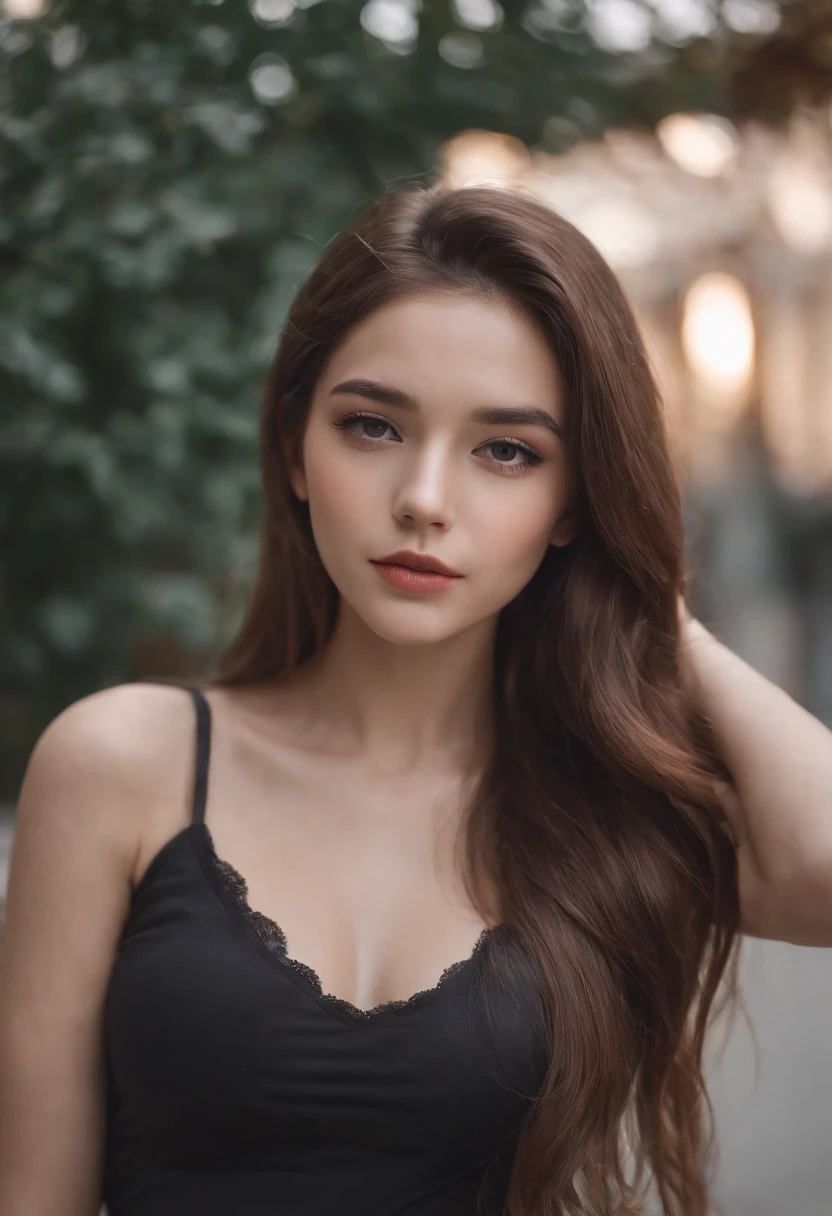 Sexy Instagram model, Young, Beautiful, Long hair,, Fashionab, inside, Dynamic pose, tight leggings,close-up on legs,