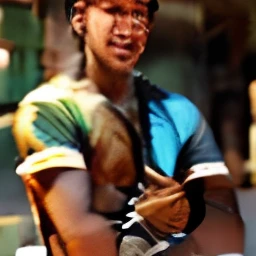 Cinematic portrait, ((Upper body)), Facing the audience, (reality :1.3), most beautiful artwork photo in the world, two shirtless Asian man, 27 year old, daddy body, shirtless tan sweat skin, hairy chest,Vintage denim outfits, Western cowboy, Detailed beautiful face, action shot, (Intricate :1.4), Western background, photograph realistic, In the daytime, CG, art stand