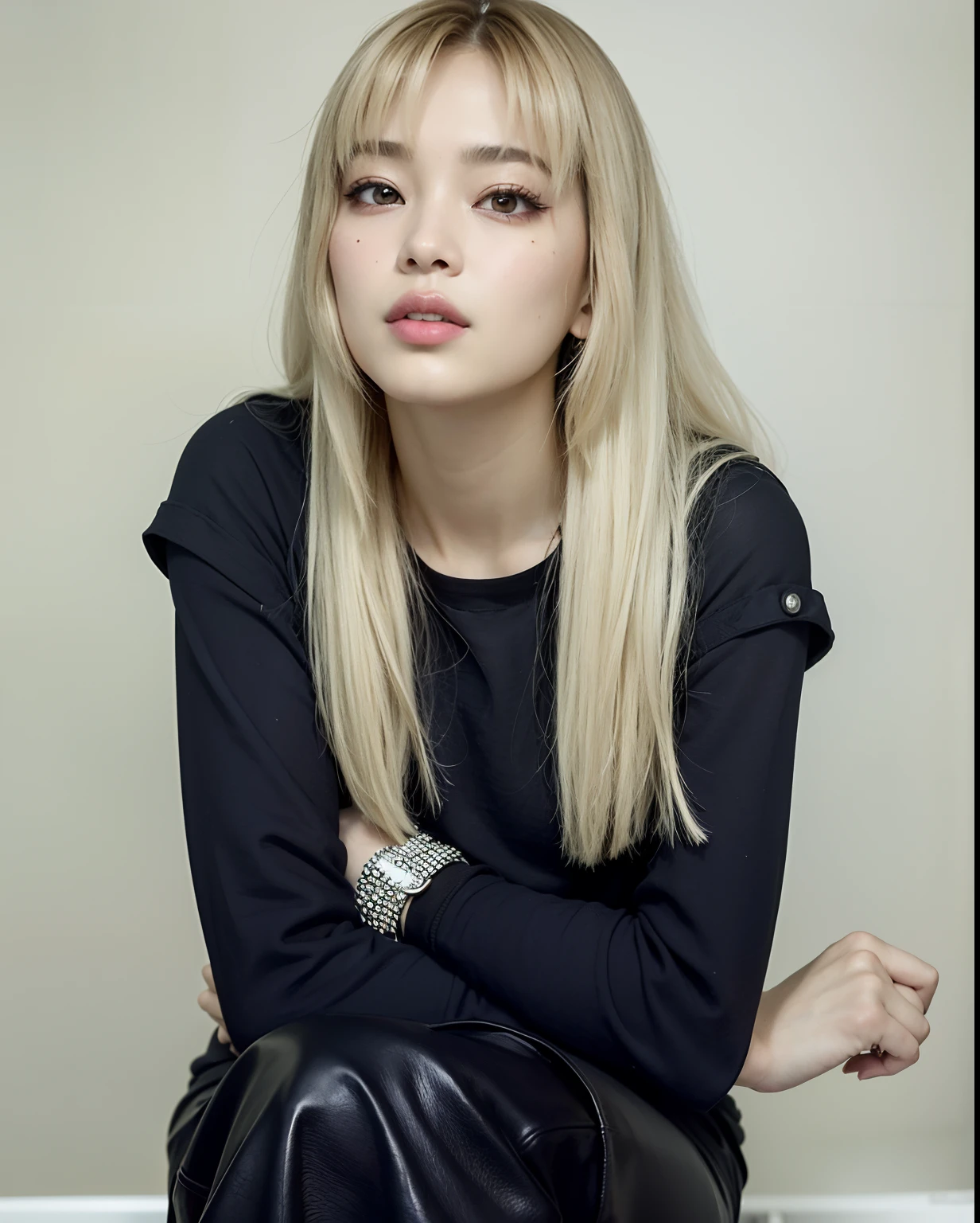 arafed woman sitting in a car with a cell phone in her hand, Jennie Blackpink, Parque Roseanne do Blackpink, jossi do blackpink, she is wearing a black tank top, Heonhwa Choe, usando uma camiseta regata de corte baixo, TaeJune Kim, Casa Yunjoo, linda mulher coreana jovem, Jinyoung Canela, Retrato de Jossi do Blackpink