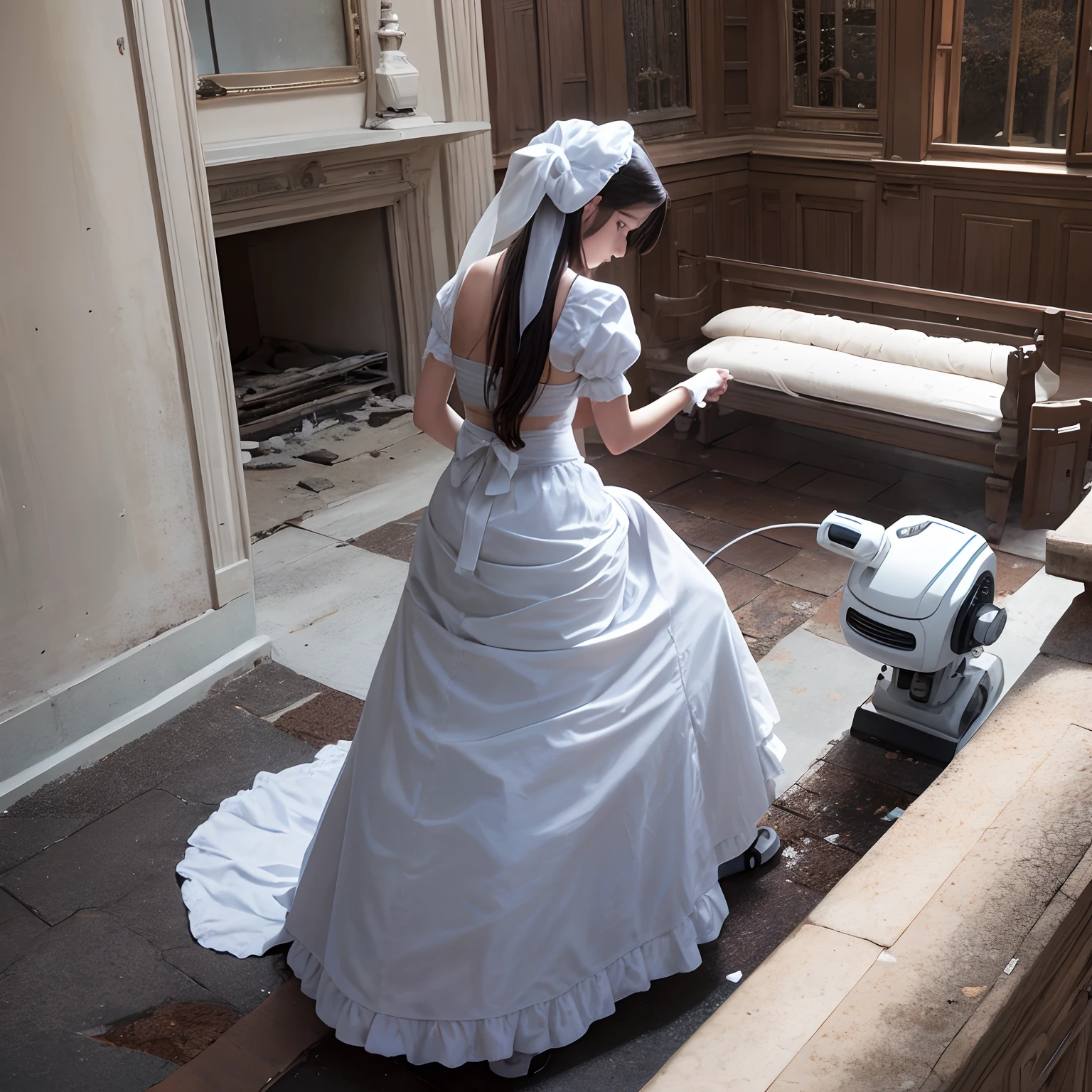 in old disused building