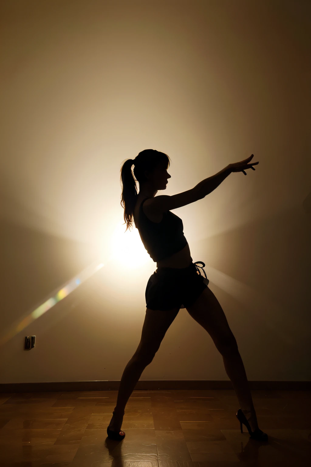 HUMAN SILHOUETTE DANCING