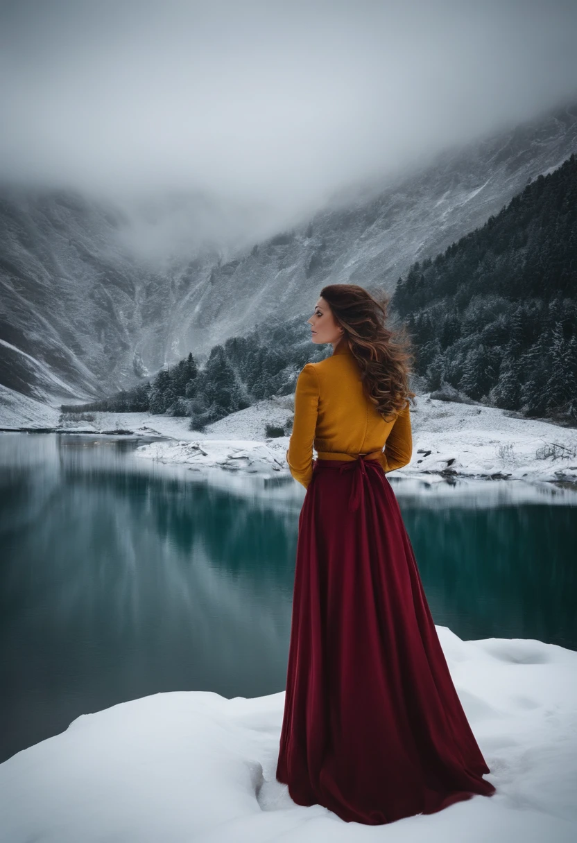 mulheres no gelo, On the water and in the snow