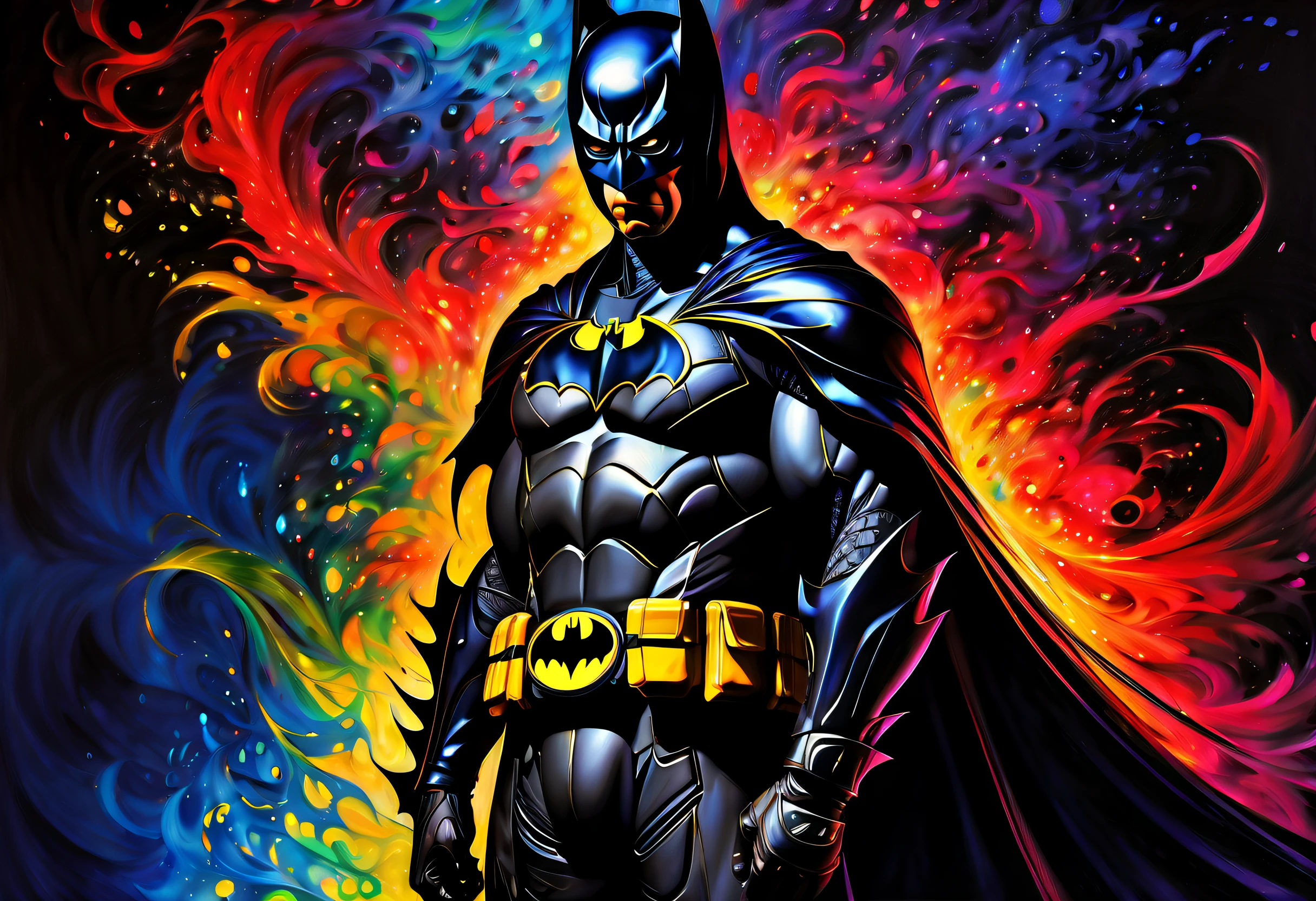 (((ninja batman of intricate detailed oil painting illustration:1.5))), (((thickly coated:1.4))), full body shot, around lots fantasy flame water ball glowing with lighting, ((dark rich colors glow fused fear wish:1.2)), (create ultra quality dark fantasy wish:1.5), (cinematic still and angle:1.3), (((extremely incredibly detailed:1.3))), intricate insane details, (((radiosity rendered in stunning 32k resolution:1.3))), highest quality, highly quality, sharpness and clarity unmatched, beautiful semi-transparent clarity that is unmatched water colors, an amazing felling comin through, (((extremely incredibly detailed:1.1))), (((intricate insane details:1.3))), (((mesmerizing and visually diverse rendering of rich colors:1.4))), exuding a sense of sophistication and maturity of stunning landscape illustration, (((incredibly detailed:1.3))),
