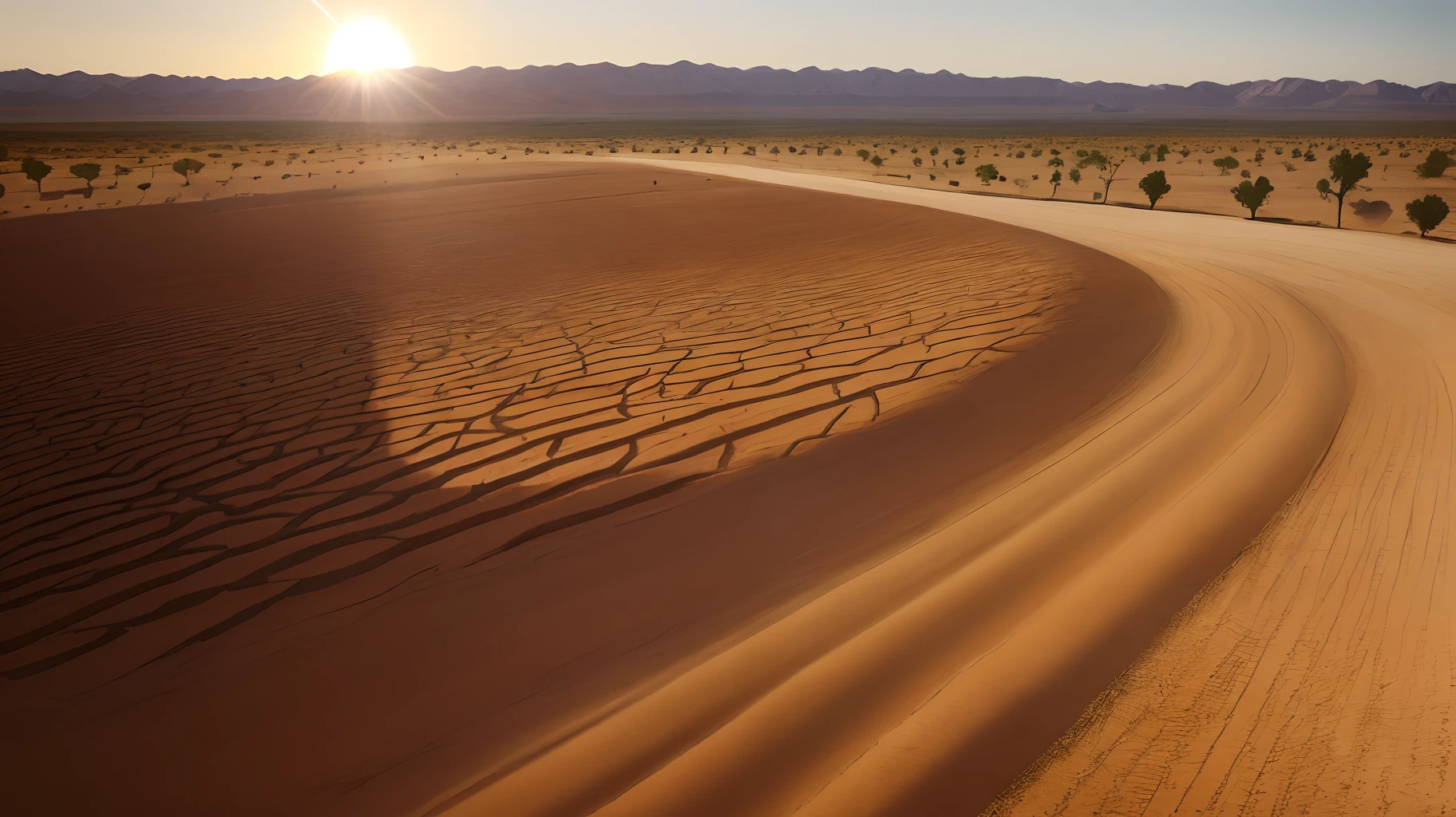 Sun drought dry land