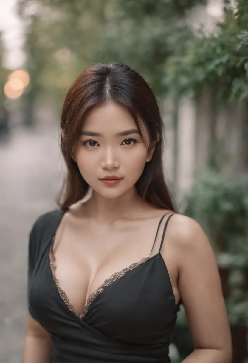 big boobs asian girl cute beautiful looking camera