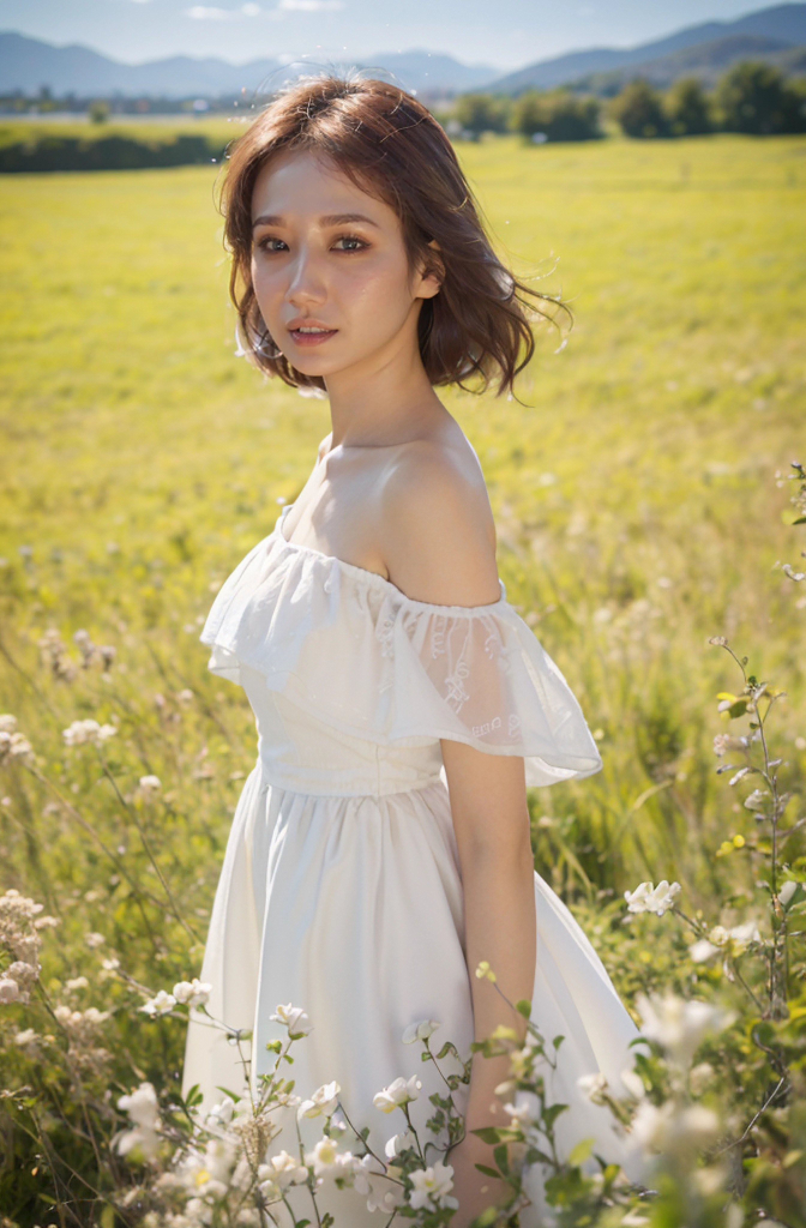 Beautiful asian girl with red lips, Her eyes shone like dreamy stars, glowing eyes, beautiful and detailed eyes, RAW photo,(high detailed skin:1), (realistic, photo-realistic:1.37), ultra high res, professional lighting , 8k uhd, dslr , high quality, film grain, Fujifilm XT3, RAW photo,, RAW photo,(high detailed skin:1), (realistic, photo-realistic:1.37), ultra high res, professional lighting , 8k uhd, dslr , high quality, film grain, Fujifilm XT3, RAW photo,