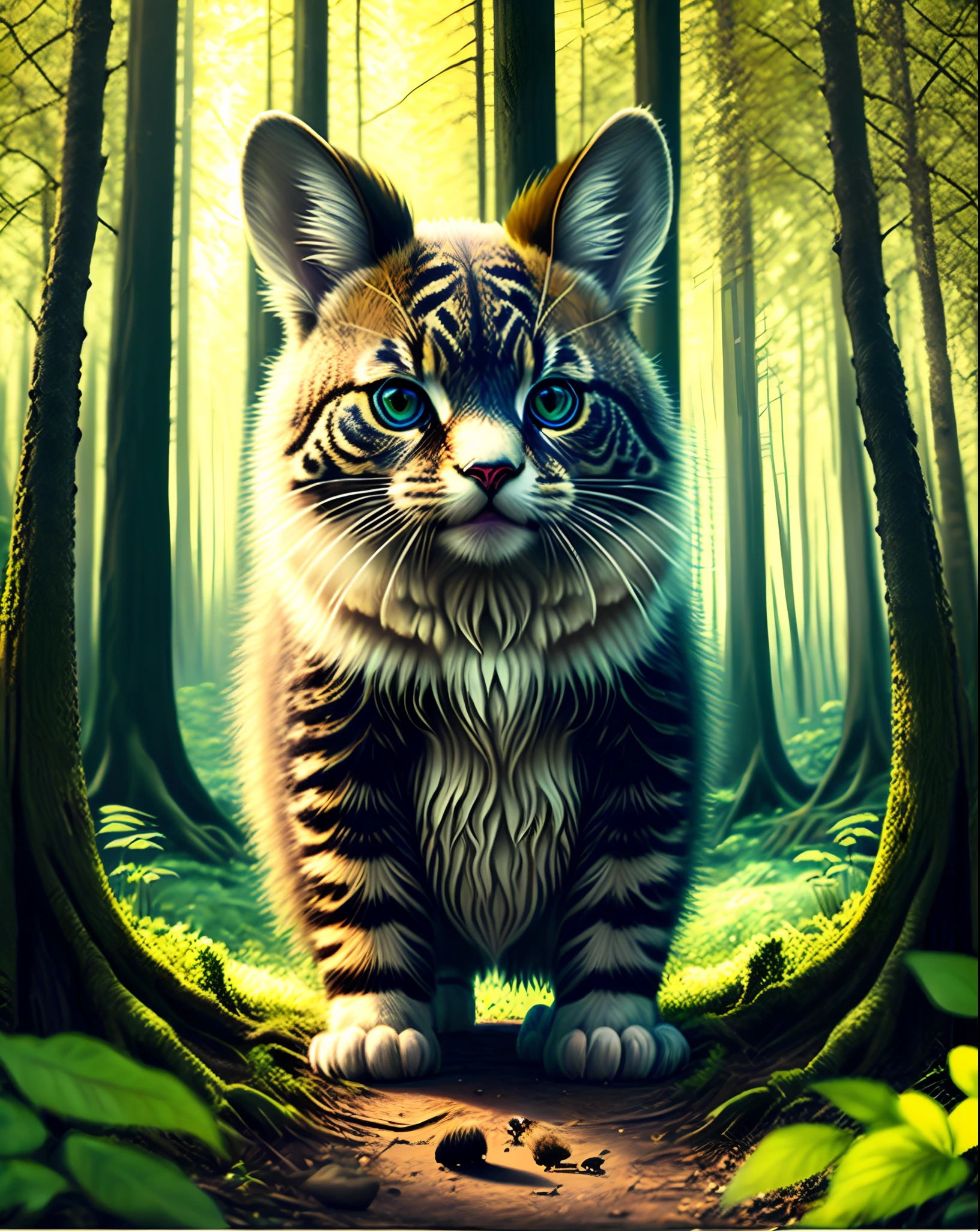 Fabulous Animal, that lives in the woods