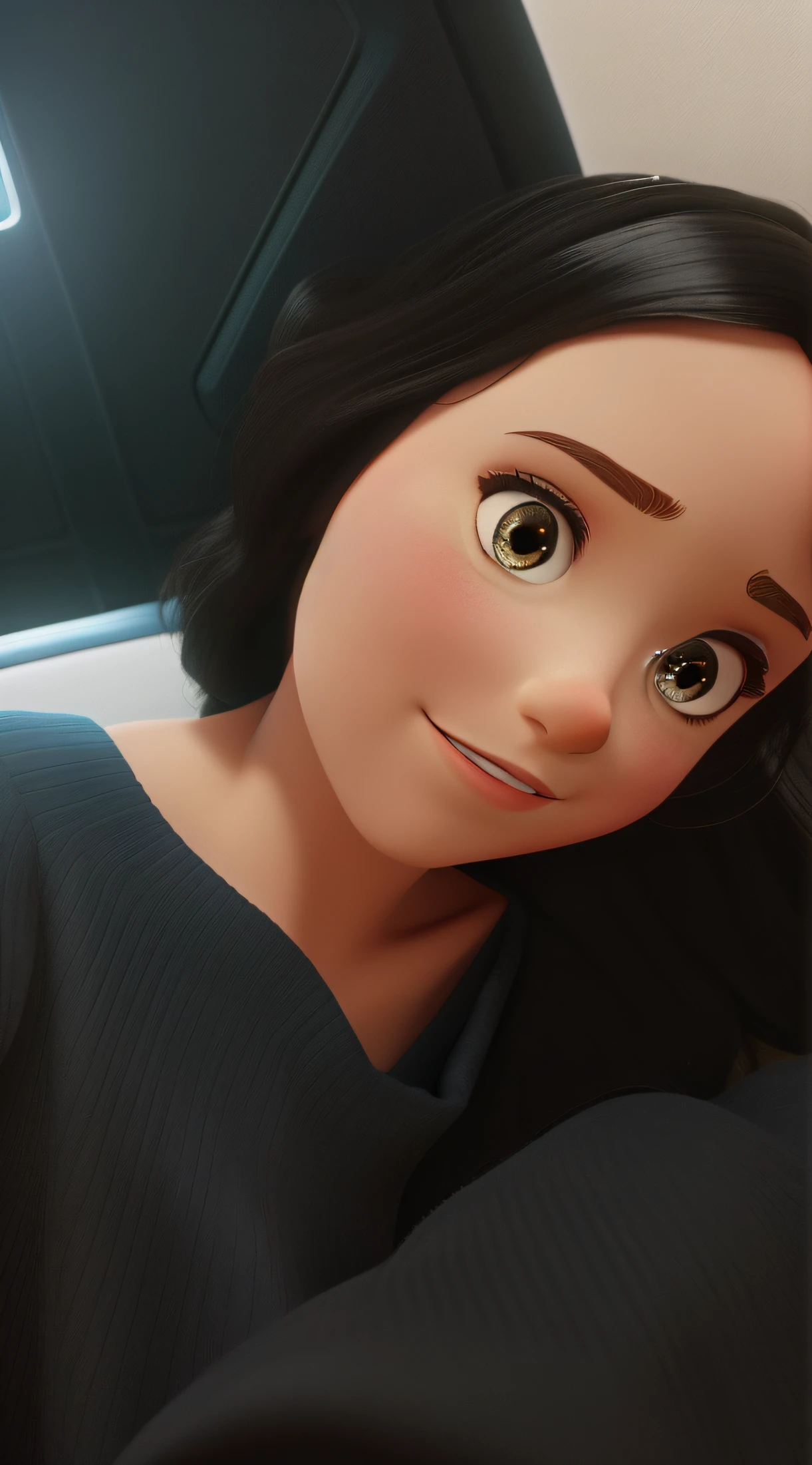 Princesa estilo Disney Pixar, alta qualidade