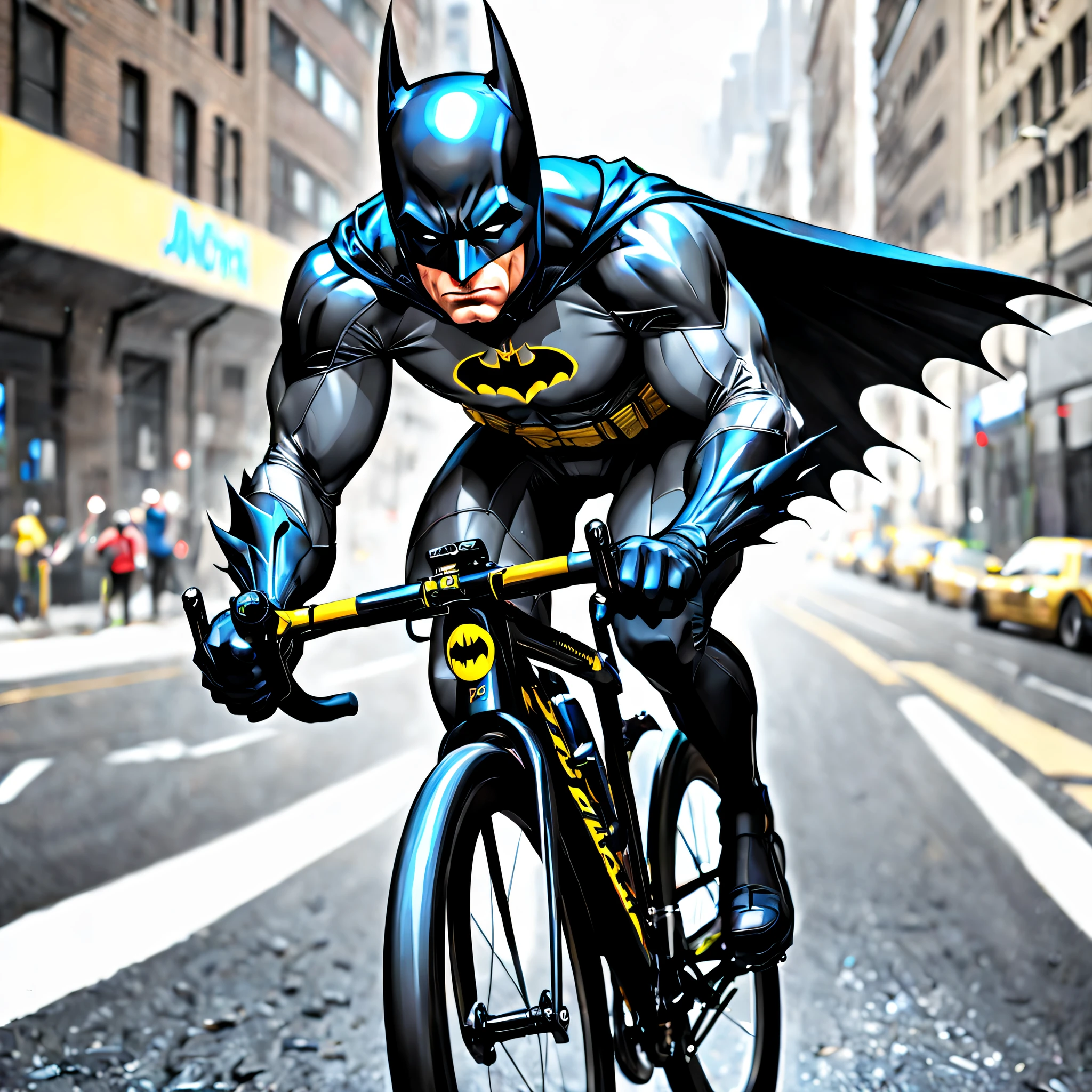 ASCIIcycling batman