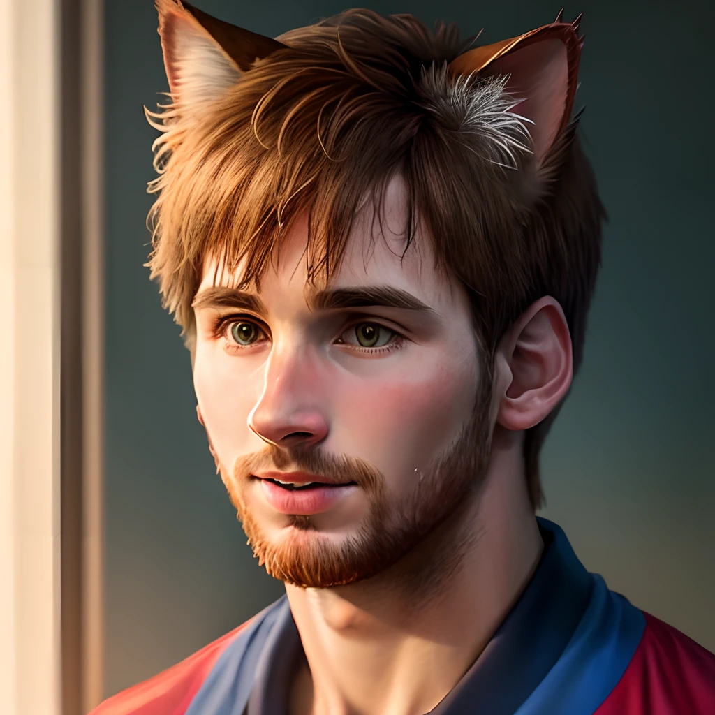 messi with cat ears