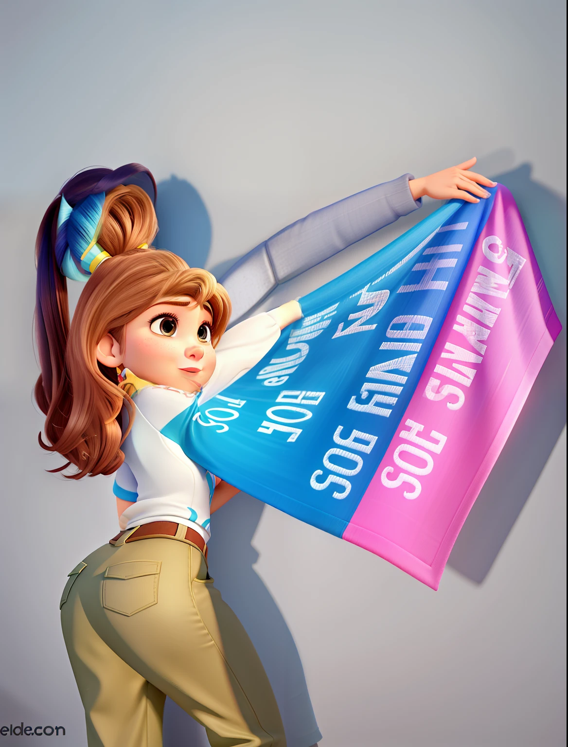 Uma mulher estilo Disney Pixar de alta qualidade. melhor qualidade