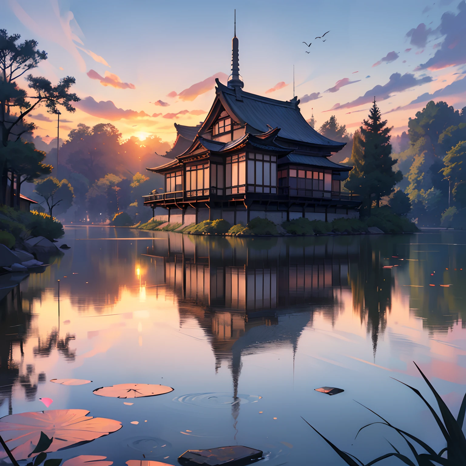 
((masterpiece、top-quality))、(Fantastic architecture in the style of Japan), (Sunset landscape), 8K ultra-high resolution, (Sunset reflected in the water), (Harmony of nature), (The tree々long shadows), (Beautiful natural beauty), (Calm facial expressions and emotions), (Natural attractions), (Color harmony), (Beautiful sunset view), (A moment of calming), (Art Book & Beauty), (The beauty and excitement of nature), (Fantastic Japanese-style architecture)、(Sunset landscape), (Tranquility on the riverbank), 8K ultra-high resolution, (Sunset reflected in the water), (Harmony of nature), (The tree々long shadows), (Beautiful natural beauty), (Calm facial expressions and emotions), (Natural attractions), (Color harmony), (Beautiful sunset view), (A moment of calming), (Art Book & Beauty), (The beauty and excitement of nature), (Beautiful sunset light)