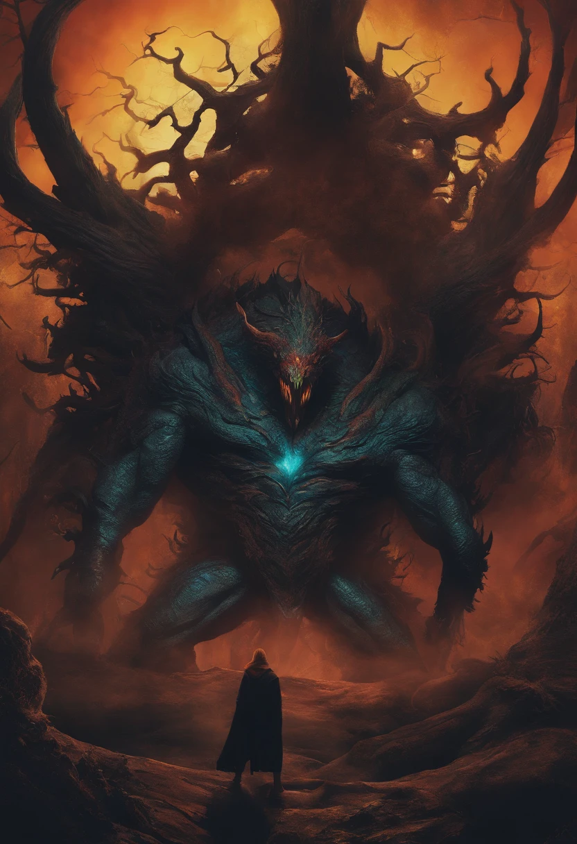 a monster with a hidden face