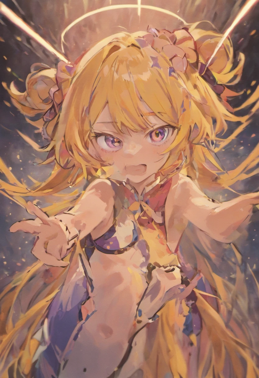 Female imps, Bust, Teasing expressions, One eye narrowed slightly!!, Anime, nffsw, High quality