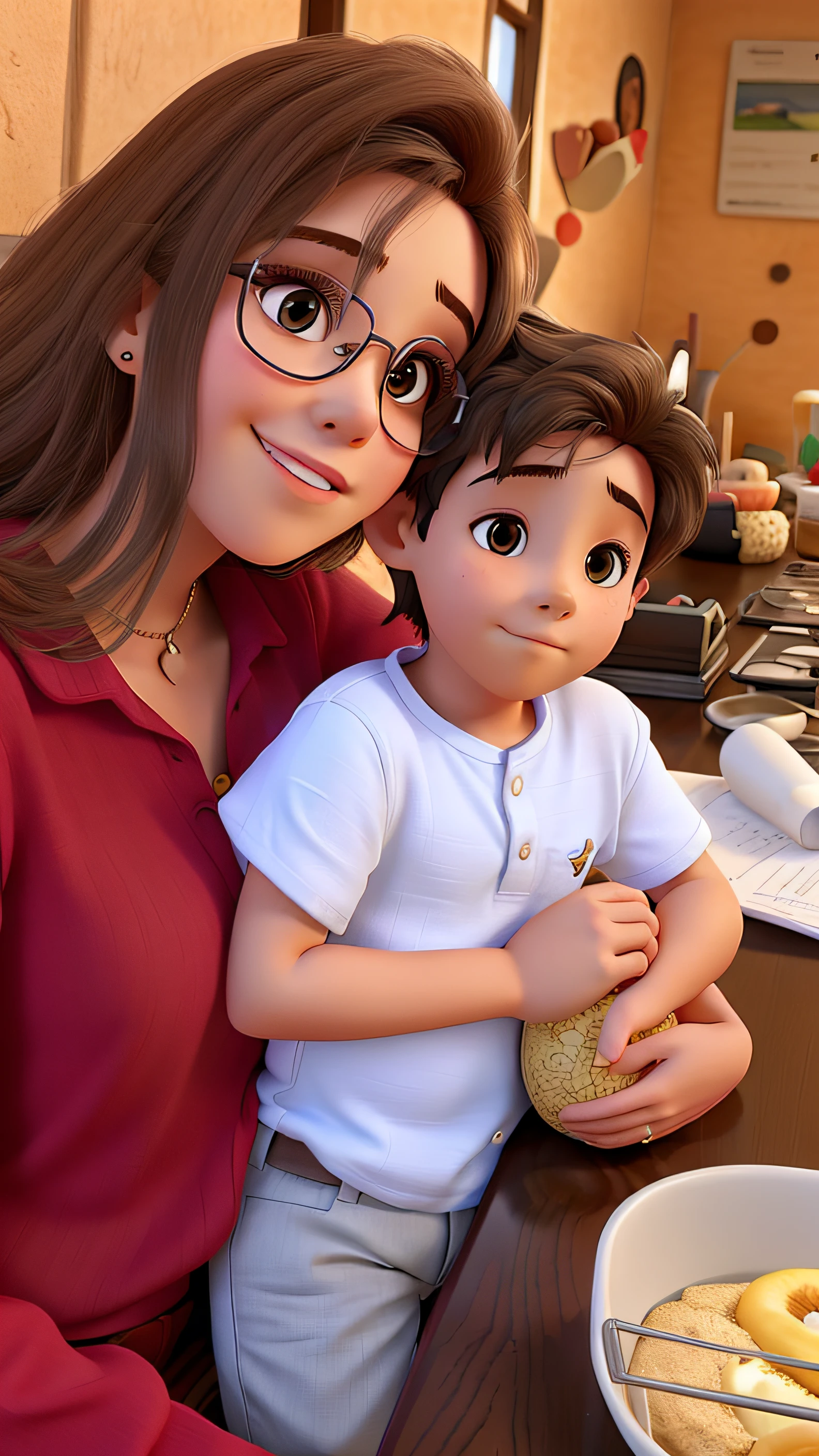 Woman and Child Boy