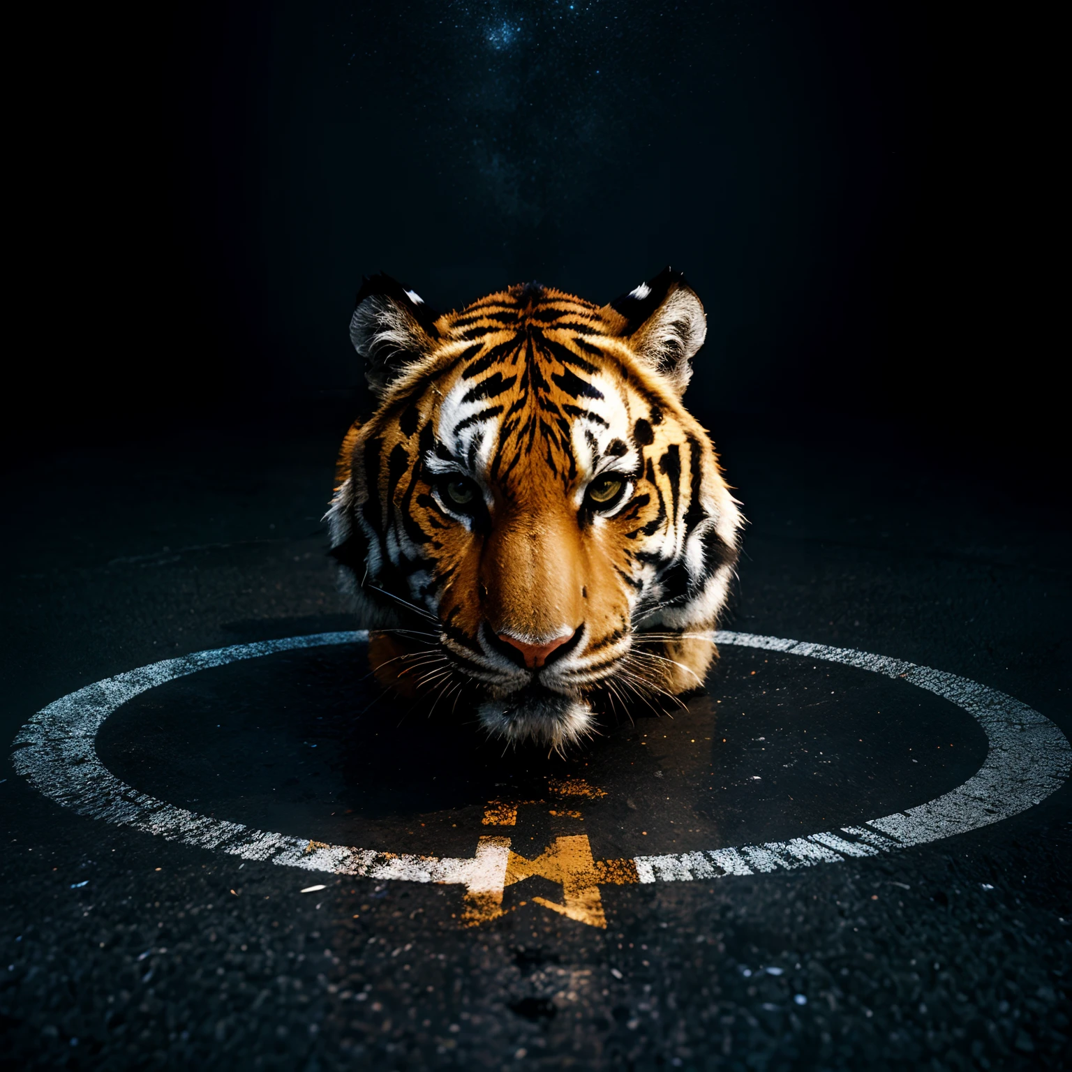 N (logo)Tiger background,Star Fall,best resolution ultra hd,8k ,