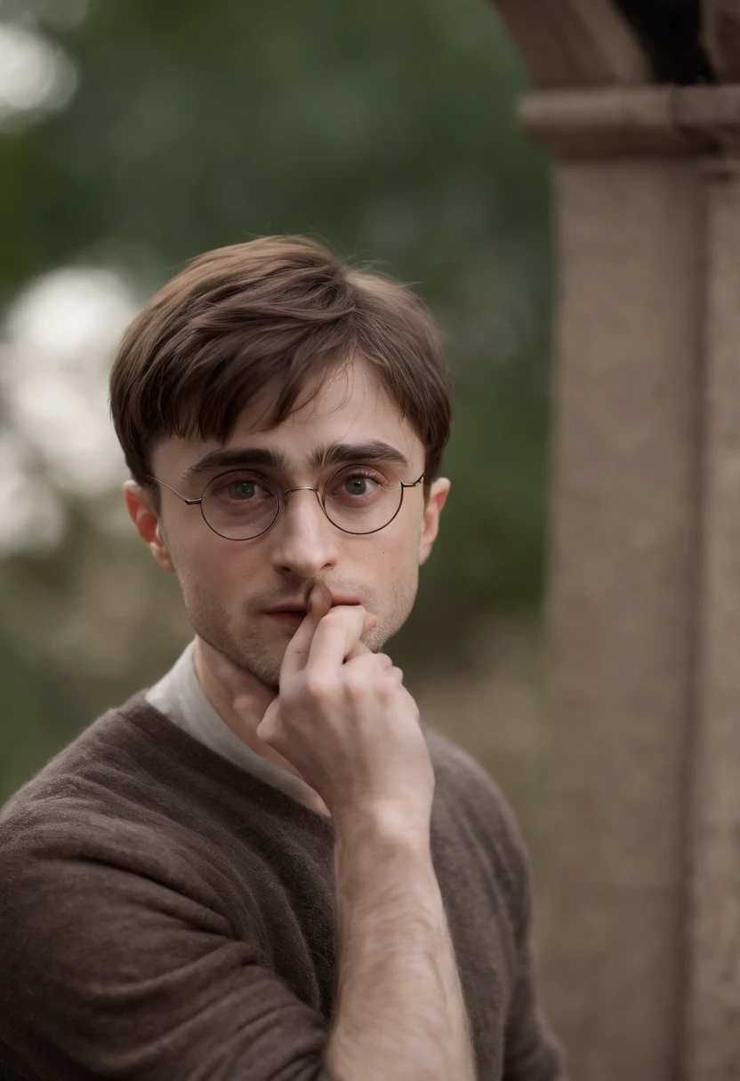 Absurd resolution, high resolution, (masterpiece: 1.4), super detailed, (((detailed face, detailed expression)),daniel radcliffe , radcliffe, harry potter, weed, blunt, smoking a blunt, green, bandana green, dark, mysterious, dobby, harry potter elf, dobby the house elf, red eyes, eyes glossy