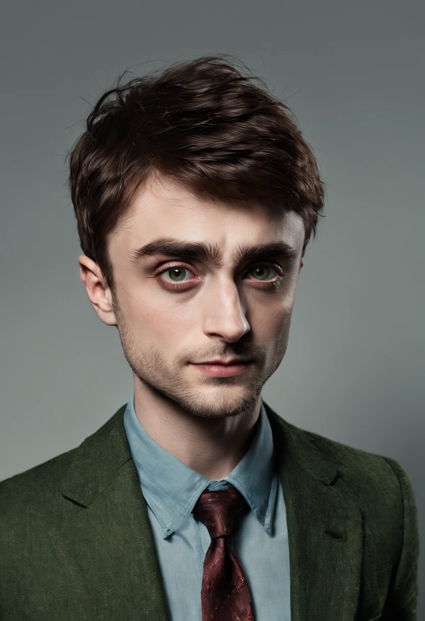 Absurd resolution, high resolution, (masterpiece: 1.4), super detailed, (((detailed face, detailed expression)),daniel radcliffe , radcliffe, harry potter, weed, blunt, smoking a blunt, green, bandana green, dark, mysterious, dobby, harry potter elf, dobby the house elf, red eyes, eyes glossy
