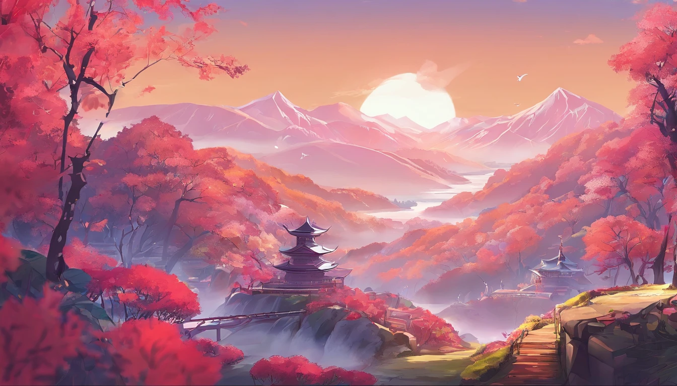 Piyang is here,Rising East,Crimson fog,It looks like silk,Piyang Qibi,Smoggy streams,Akaishi Winter Creek,Like an onyx pool,Piyang evening,Warm dreams,Sleepy floating,If the pheasant flies,