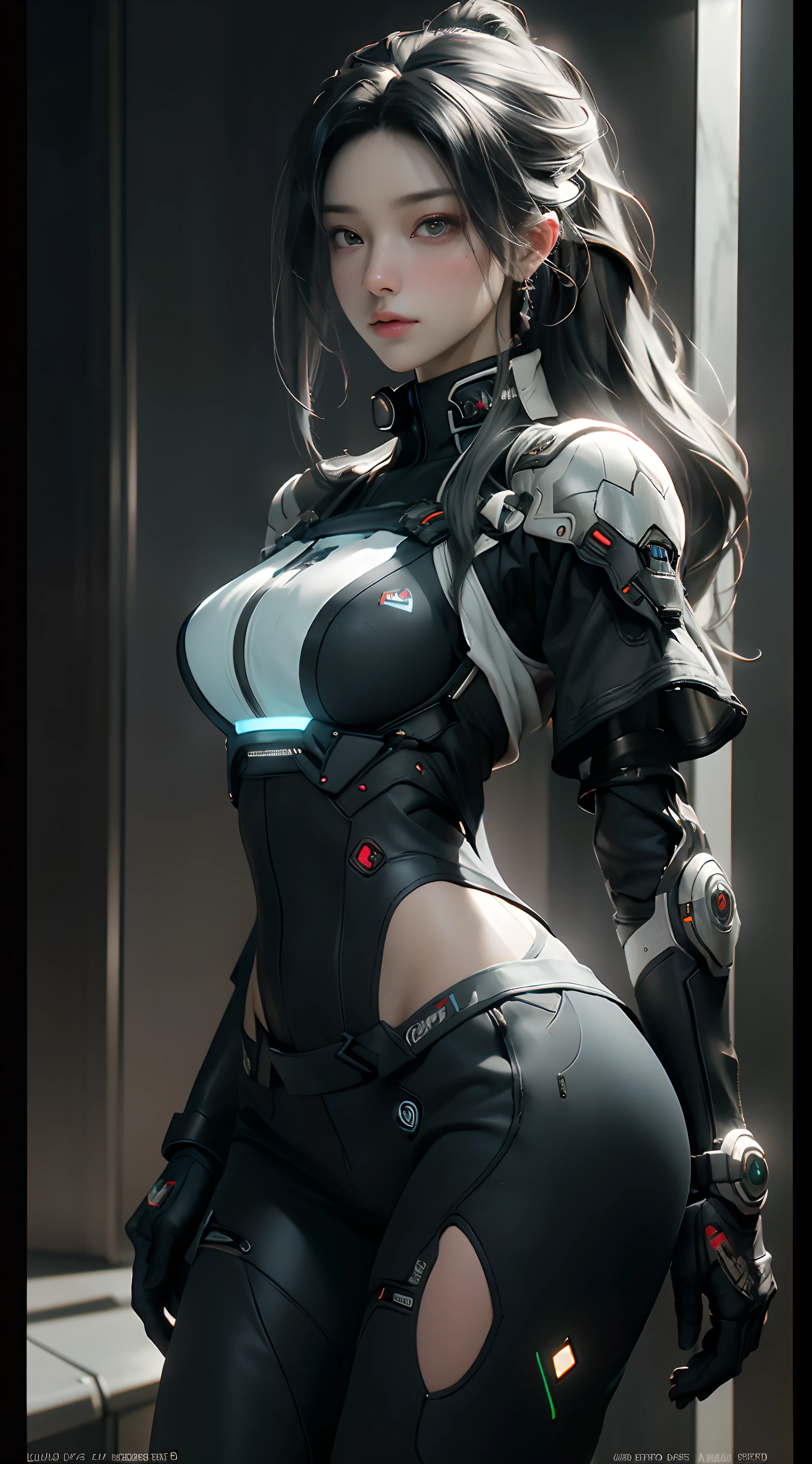 ((Best quality)), ((masterpiece)), (detailed:1.4), 3D, an image of a beautiful cyberpunk female,HDR (High Dynamic Range),Ray Tracing,NVIDIA RTX,Super-Resolution,Unreal 5,Subsurface scattering,PBR Texturing,Post-processing,Anisotropic Filtering,Depth-of-field,Maximum clarity and sharpness,Multi-layered textures,Albedo and Specular maps,Surface shading,Accurate simulation of light-material interaction,Perfect proportions,Octane Render,Two-tone lighting,Wide aperture,Low ISO,White balance,Rule of thirds,8K RAW,