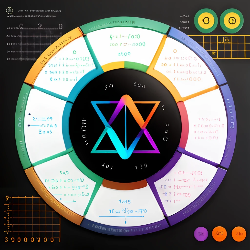 Design a math logo with math elements of Lopida's Law Science Fiction Full of wisdom and consists of many math graphics