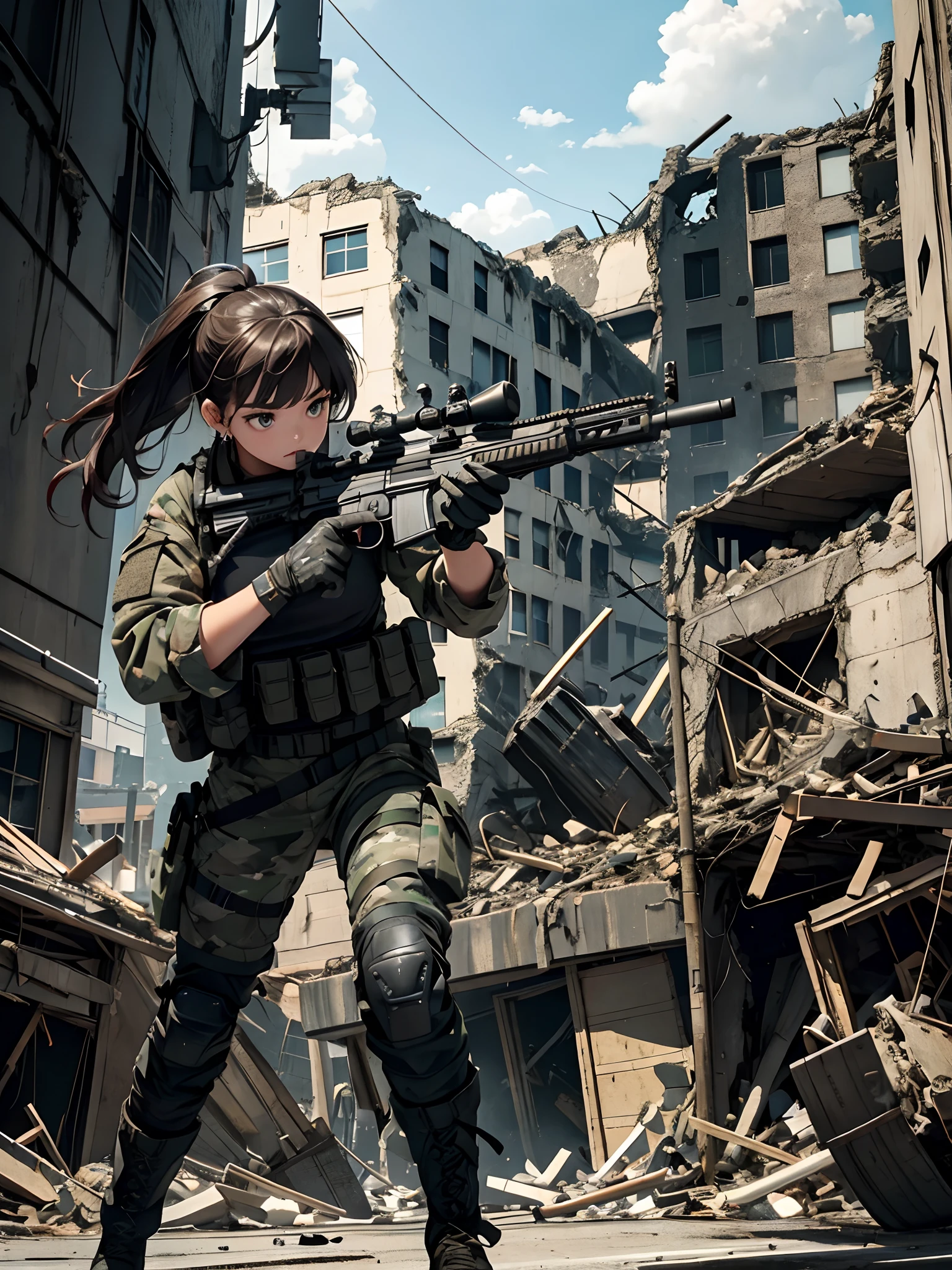 female soldier