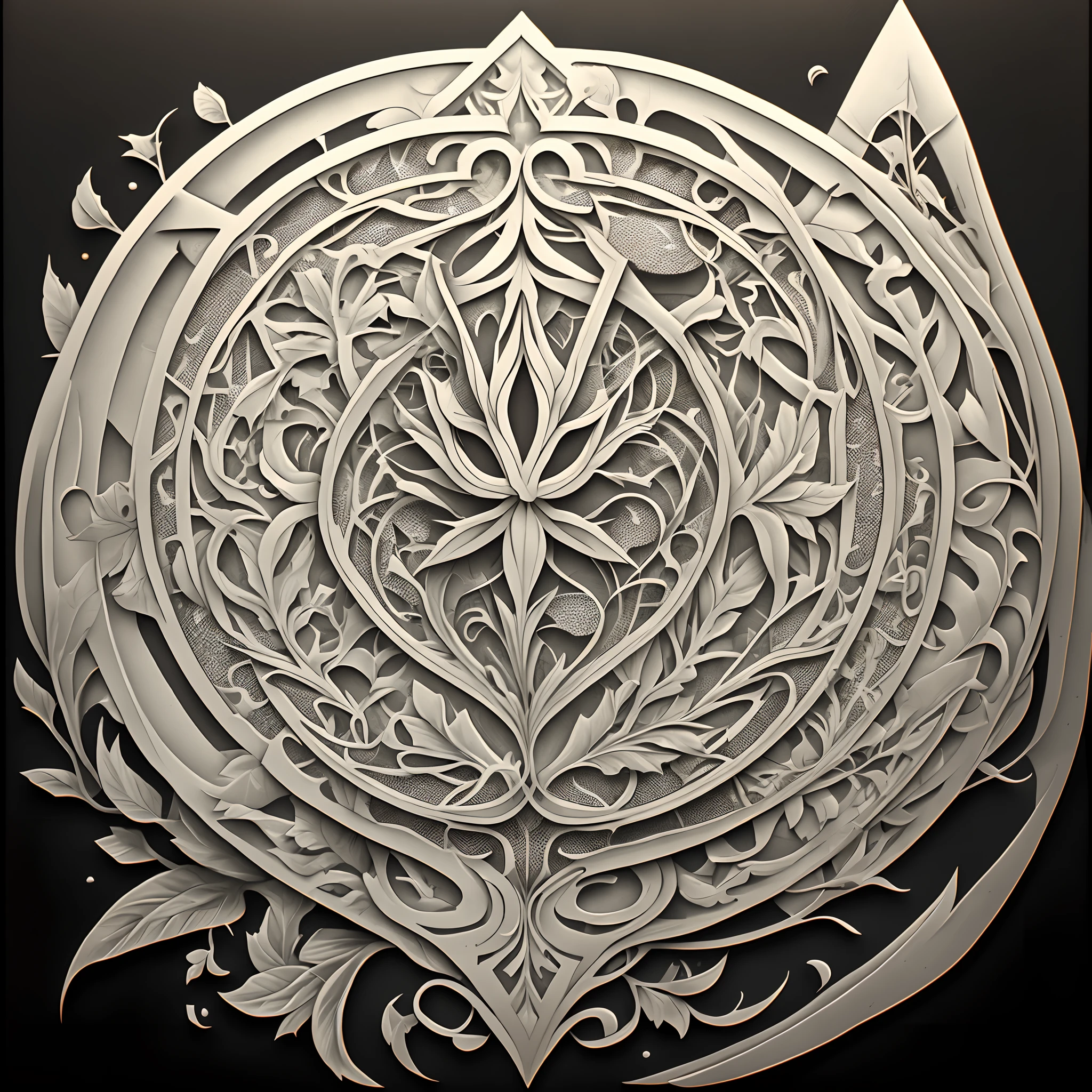 Design a math logo with math elements and patterns to symbolize the law of Lobida in math in black and white