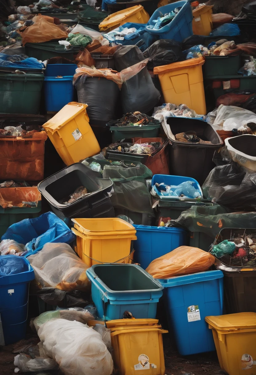 Please create a poster:The topic is about garbage sorting