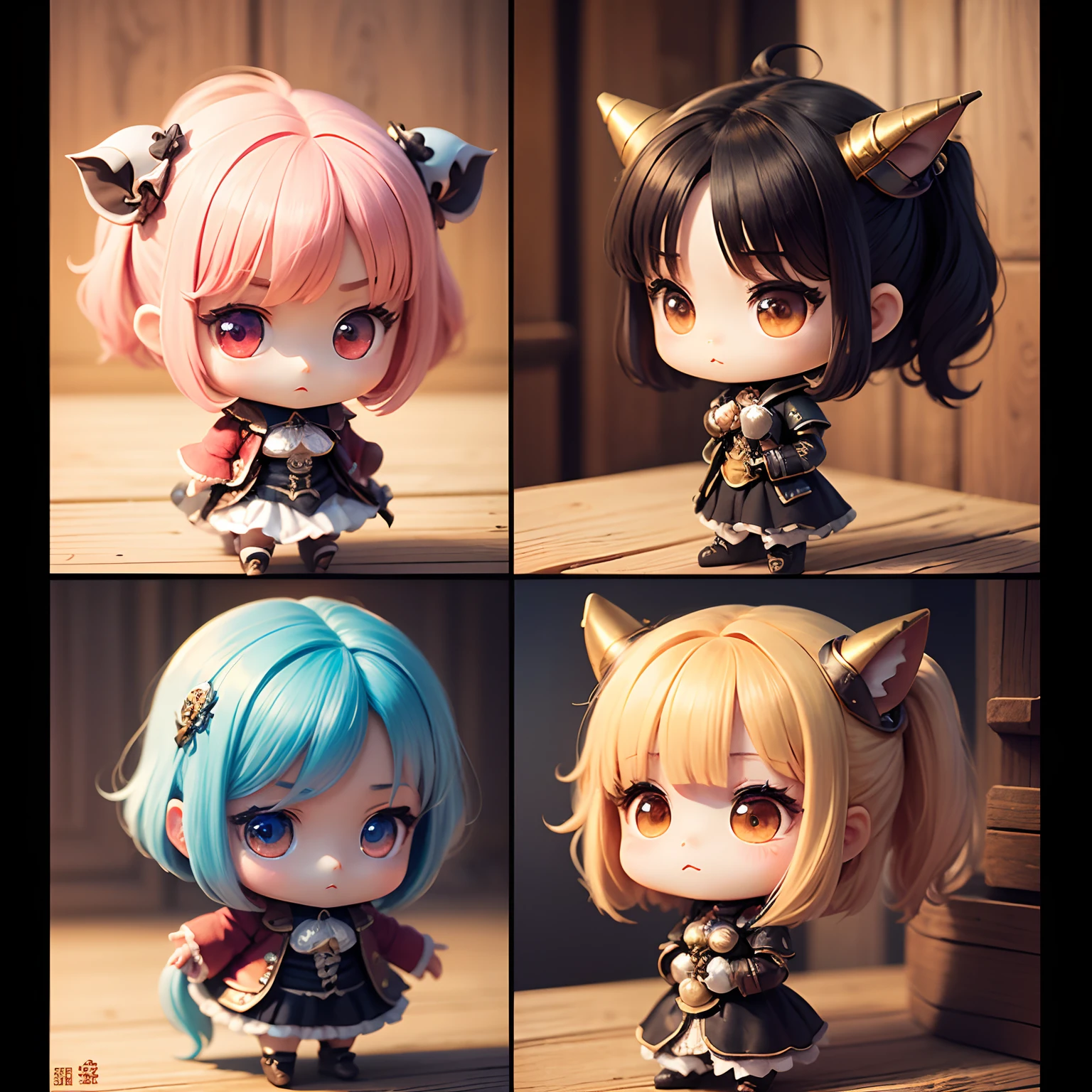 masterpiece、top-quality、ultra-detailliert、(Chibi Chara's Daughter:1.2)、Paimon's candy can character