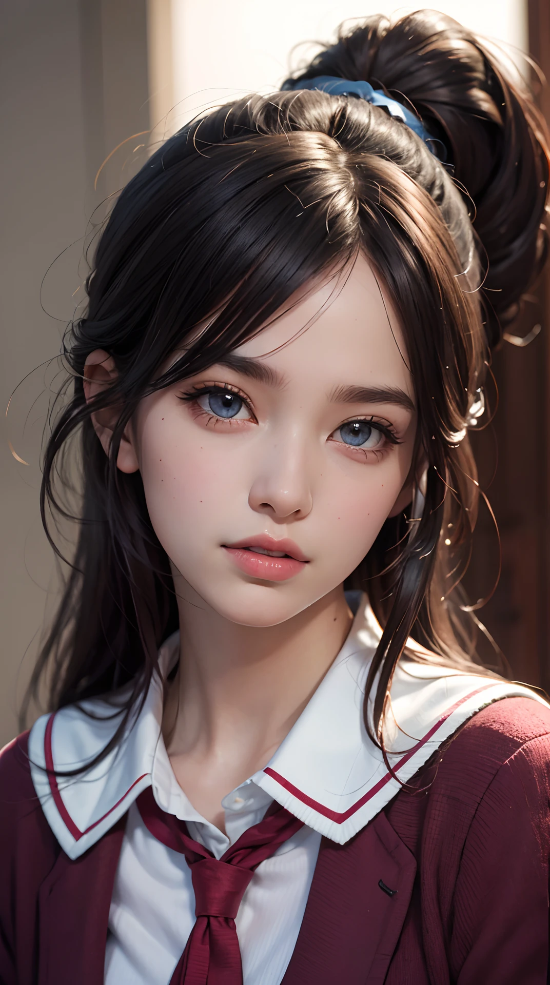 NSFW,(ultra-detailed ),4K,((Highest quality)),((masterpiece)),BREAK,((one girl)),(detailed),(in Underground Mall),((One girl)),((perfect anatomy)),nsfw,((nude)),(naked),(()),((flat chest:1.6)),(stare at viewer with stern eyes:1.5),((delicate face and eyes)),((one girl)),(bitting own lip:1.1),(angry:0.9),nose blush,(shamefull:1.2),( Straight hair),(beautiful hair),surprised, ((beautiful realistic face)),((skinny:1.3)),(delicate face and eyes),Beautiful Korean Women, Beautiful young Korean woman, Young and adorable Korean face, Gorgeous Young Korean Woman, Korean Girls, Girl cute beautiful face, Portraits of Korean female idols, Young and pretty Asian face, Cute natural anime face,Asian pretty face,((finely detailed face)),(big eyes:1.2),((beautiful eyes)) ((glistening eyes)),((glistening eyes )),((large eyes)),(( pretty eyes)),((A bow tie)),(detailed),(Perfect Face),(Lanky:1.2),((One girl)), ((clear eyes)),((show nipples)),((beautiful skin)),don't wear anything ,(upper body),(Equal left and right eyes), (nsfw:1.5),(show nipples),(don't wear anything),(nipples facing upwards), correct arm,((Varsity Jacket)),(school skirt)