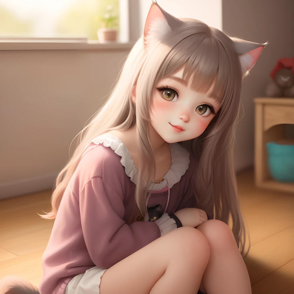 A girl's comfortable life