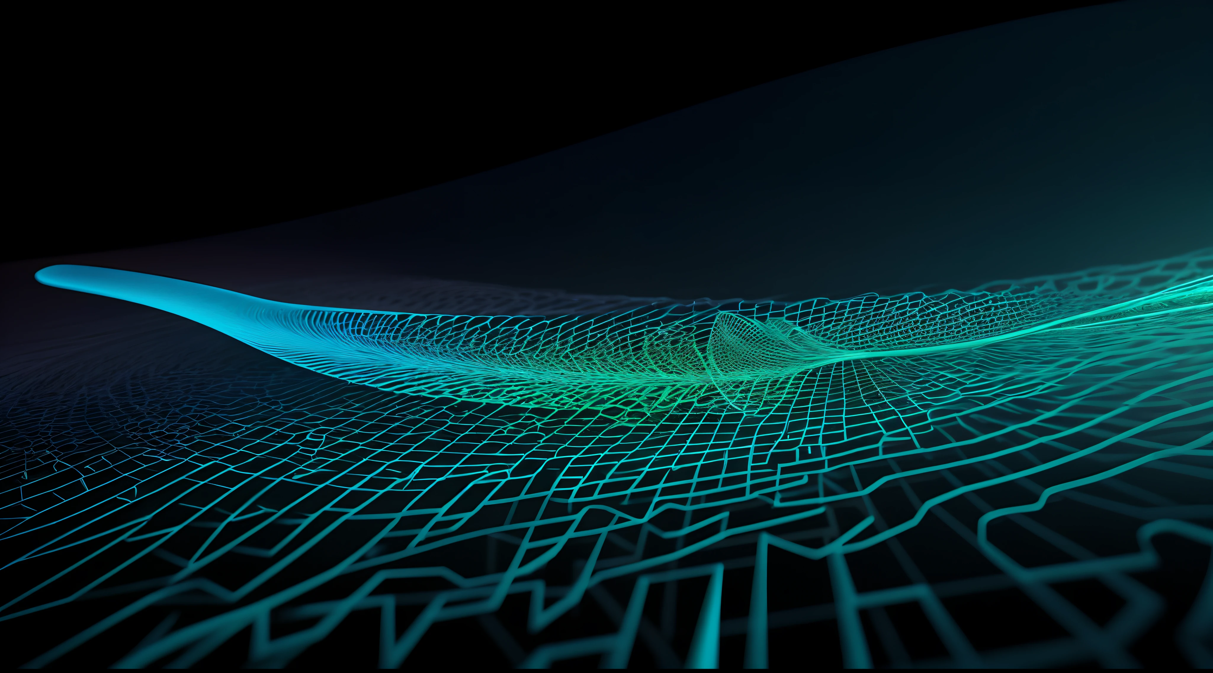 Engaging 3D visualization featuring stunning graphs、glinting
