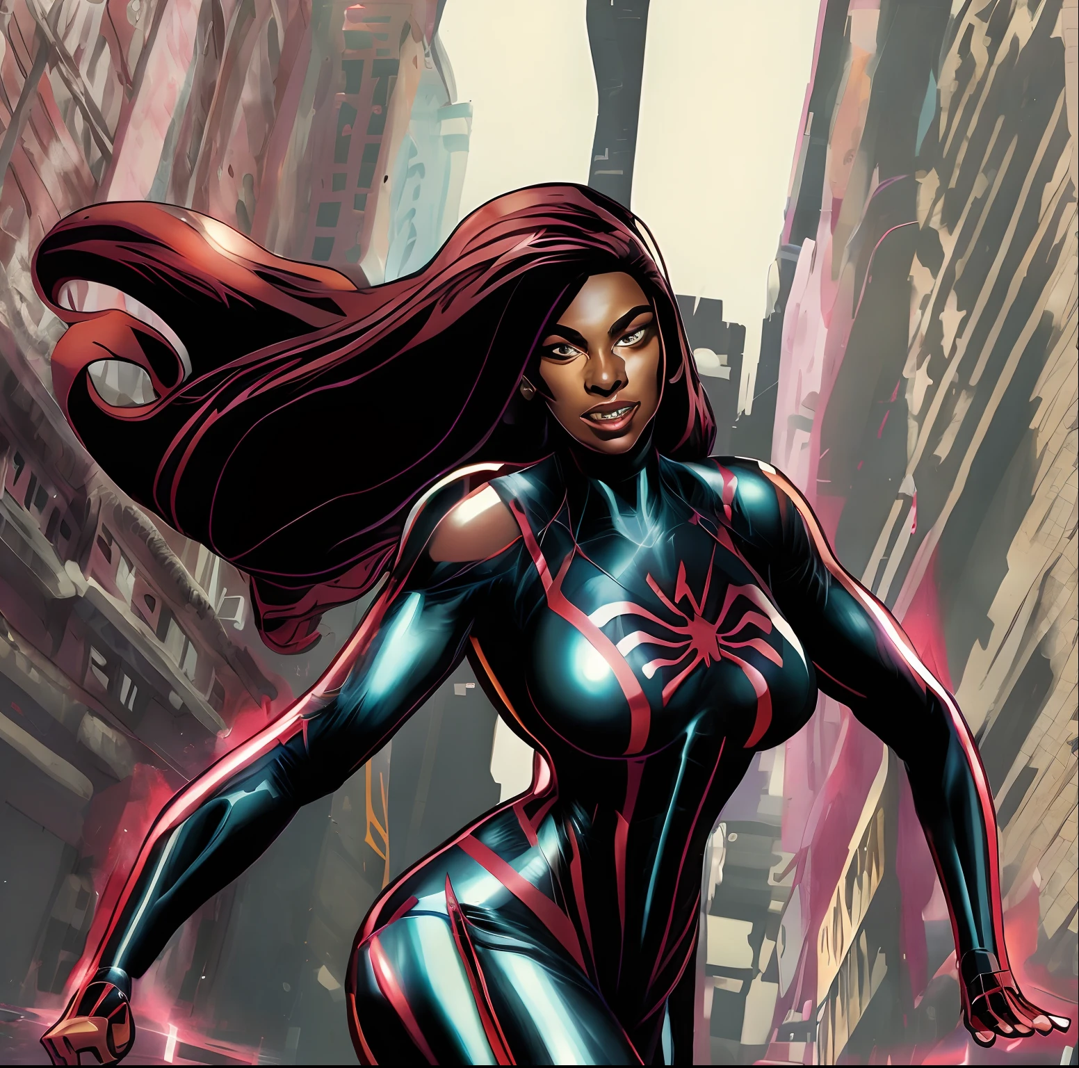 Transgender Black Skinned Spider Woman