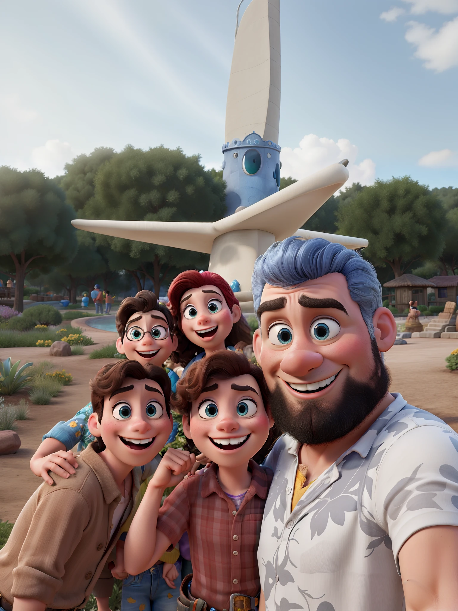 Obra-prima estilo Disney/Pixar in high quality and high resolution