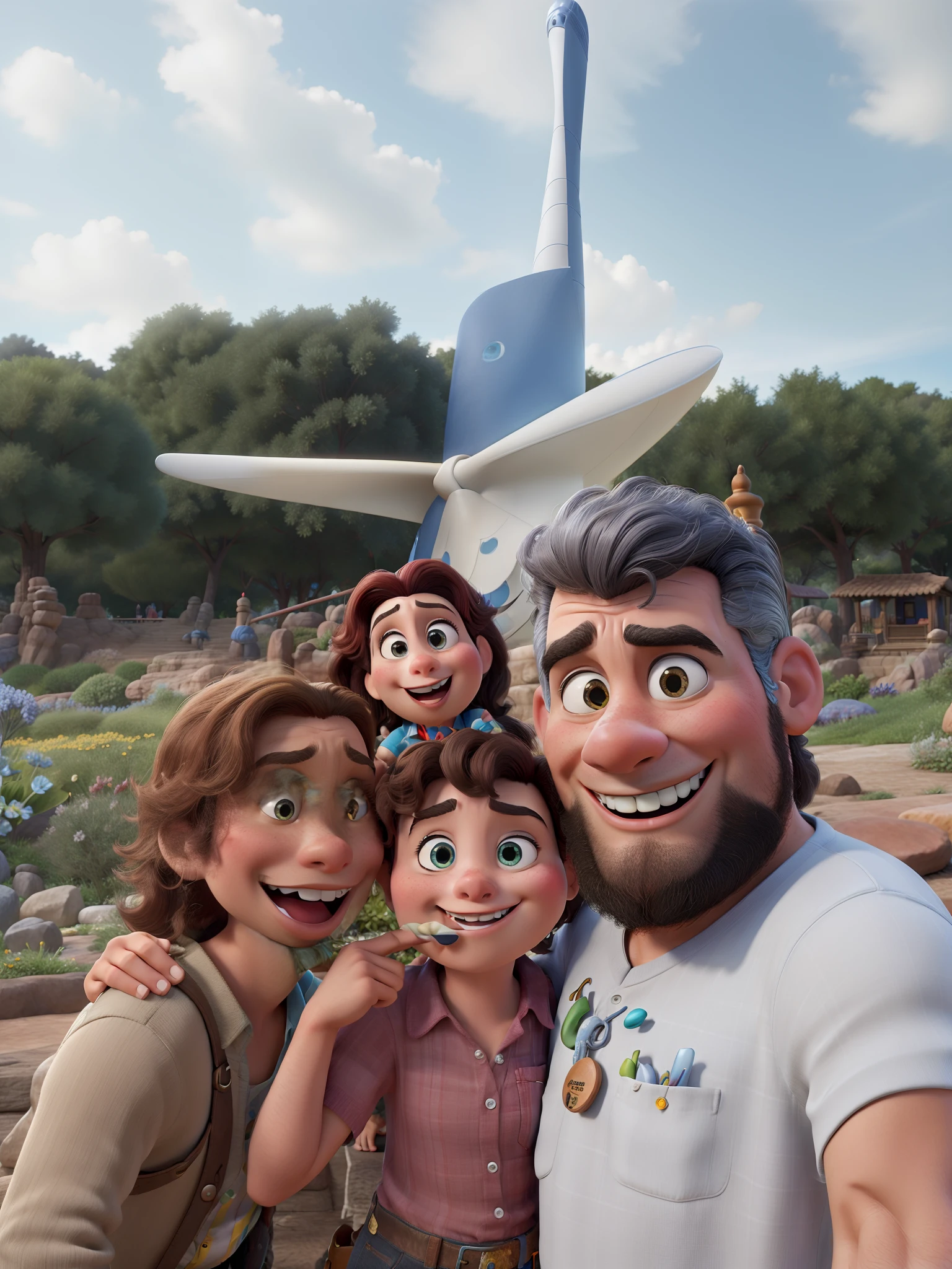 Obra-prima estilo Disney/Pixar in high quality and high resolution