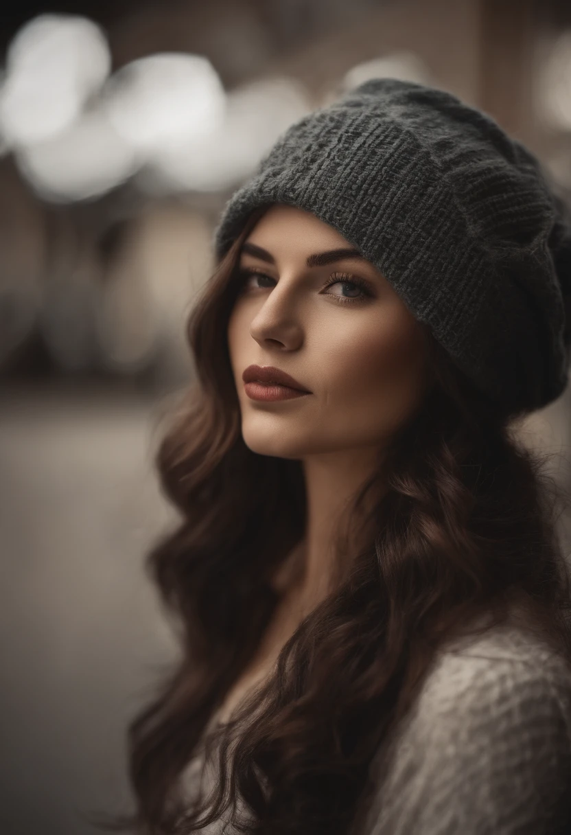 woman, beautiful face, clevage