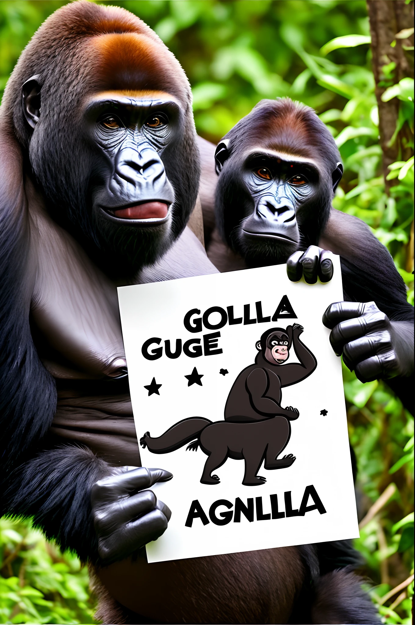 Gorilla Tag cartoon
