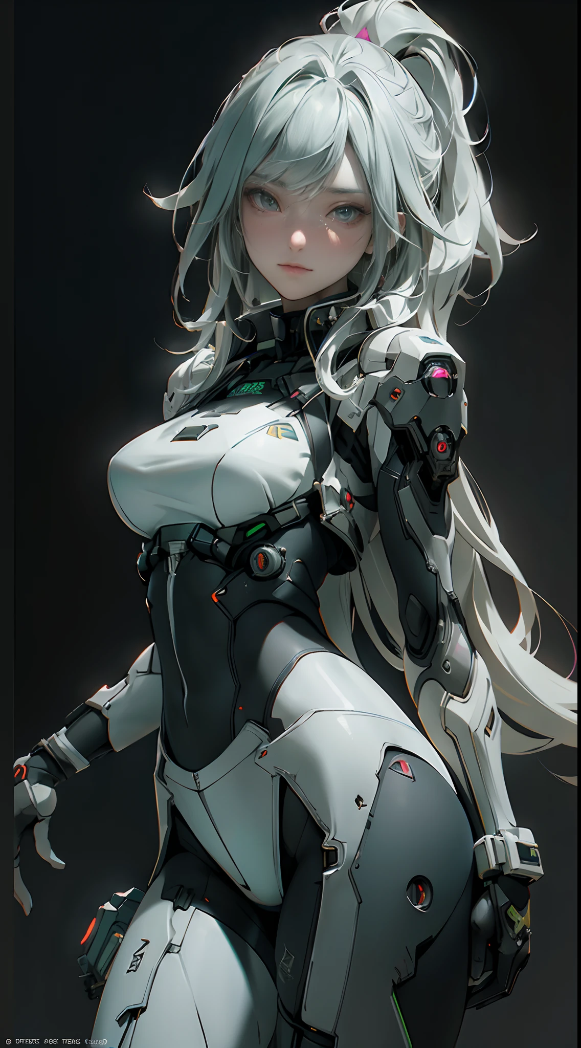 ((Best quality)), ((masterpiece)), (detailed:1.4), 3D, an image of a beautiful cyberpunk female,HDR (High Dynamic Range),Ray Tracing,NVIDIA RTX,Super-Resolution,Unreal 5,Subsurface scattering,PBR Texturing,Post-processing,Anisotropic Filtering,Depth-of-field,Maximum clarity and sharpness,Multi-layered textures,Albedo and Specular maps,Surface shading,Accurate simulation of light-material interaction,Perfect proportions,Octane Render,Two-tone lighting,Wide aperture,Low ISO,White balance,Rule of thirds,8K RAW,