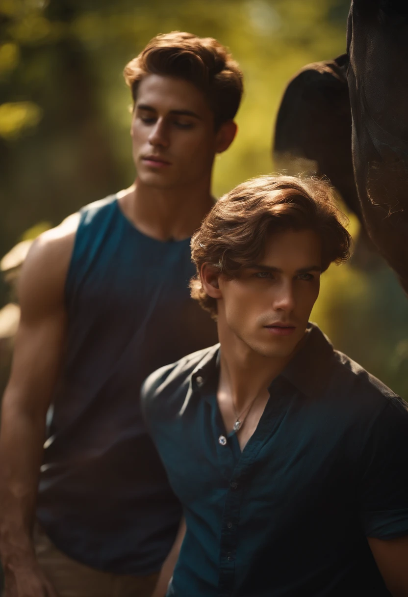 Hot boys realistic photo