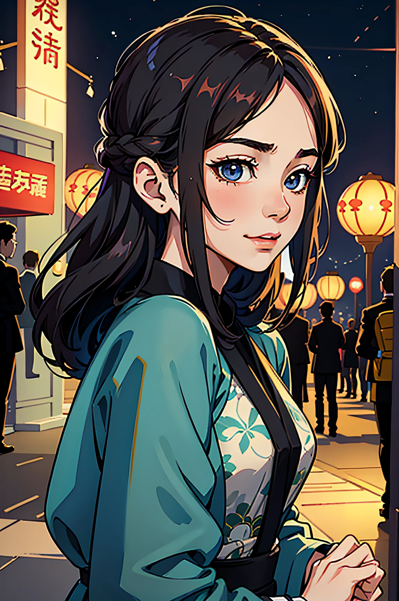 scene】The main man sees Su Xiu at a grand ball,She is beautiful、The elegant appearance makes the actor's eyes shine。
【人物】The male protagonist stands on the right side of the frame,His eyes stared at Su Xiu。Su Xiu is in the center of the picture,Surrounded by everyone。
【sideshot】The moment I saw her,The whole world seemed to stand still。
【expressioness】The hero's shocked and overwhelmed expression,Su Xiu smiled slightly,It embodies elegance and generosity。 --auto
