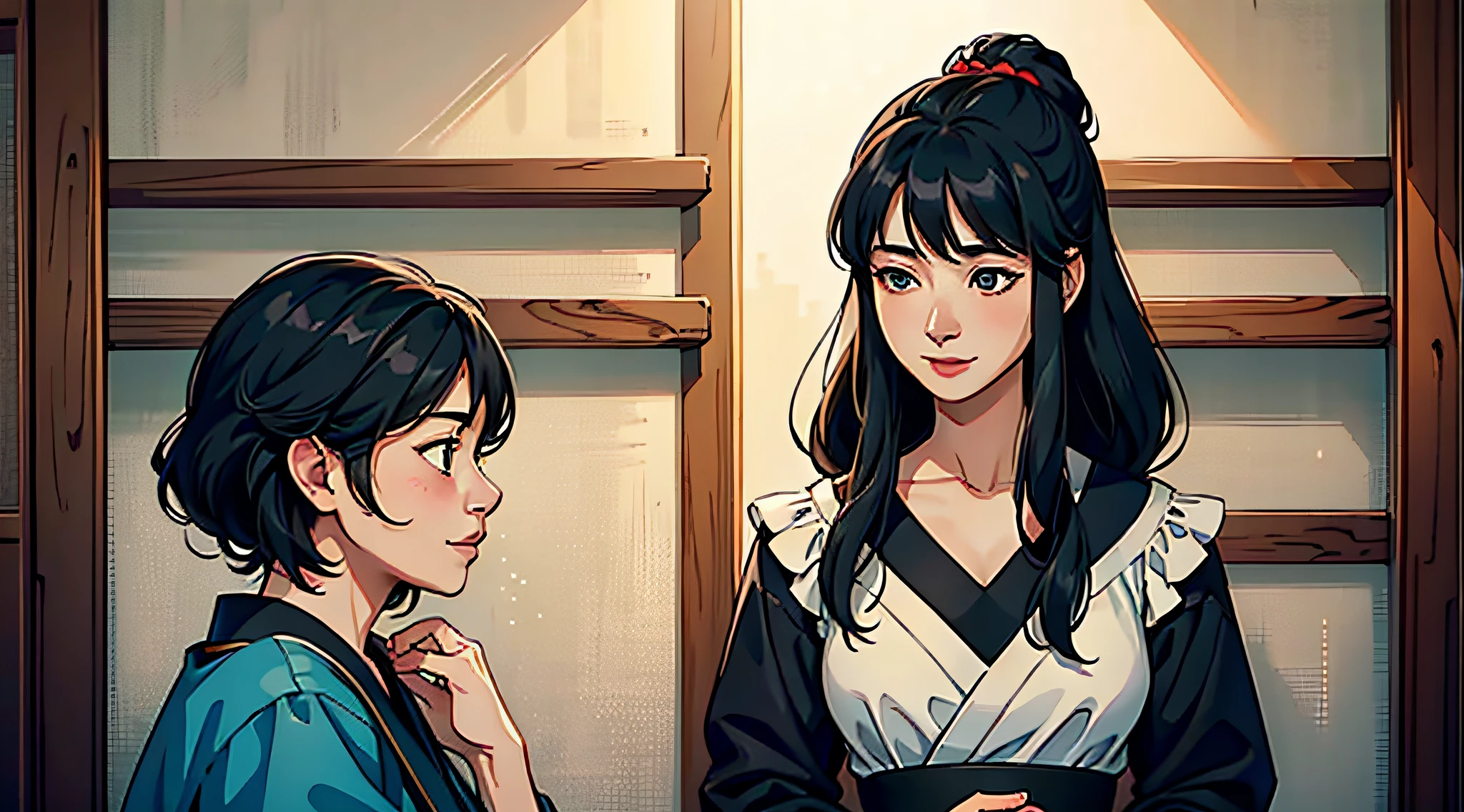 【scene】The actor's mother said to the camera her appreciation for Su Xue。
【人物】The mother stands in the center of the frame,In the background is a beautiful wall of books。
【sideshot】Even my mother was very appreciative of her,I want her to be my partner。
【expressioness】The mother's eyes were full of love and appreciation,Her indulgent smile,It's heartwarming。
Shot five: --auto