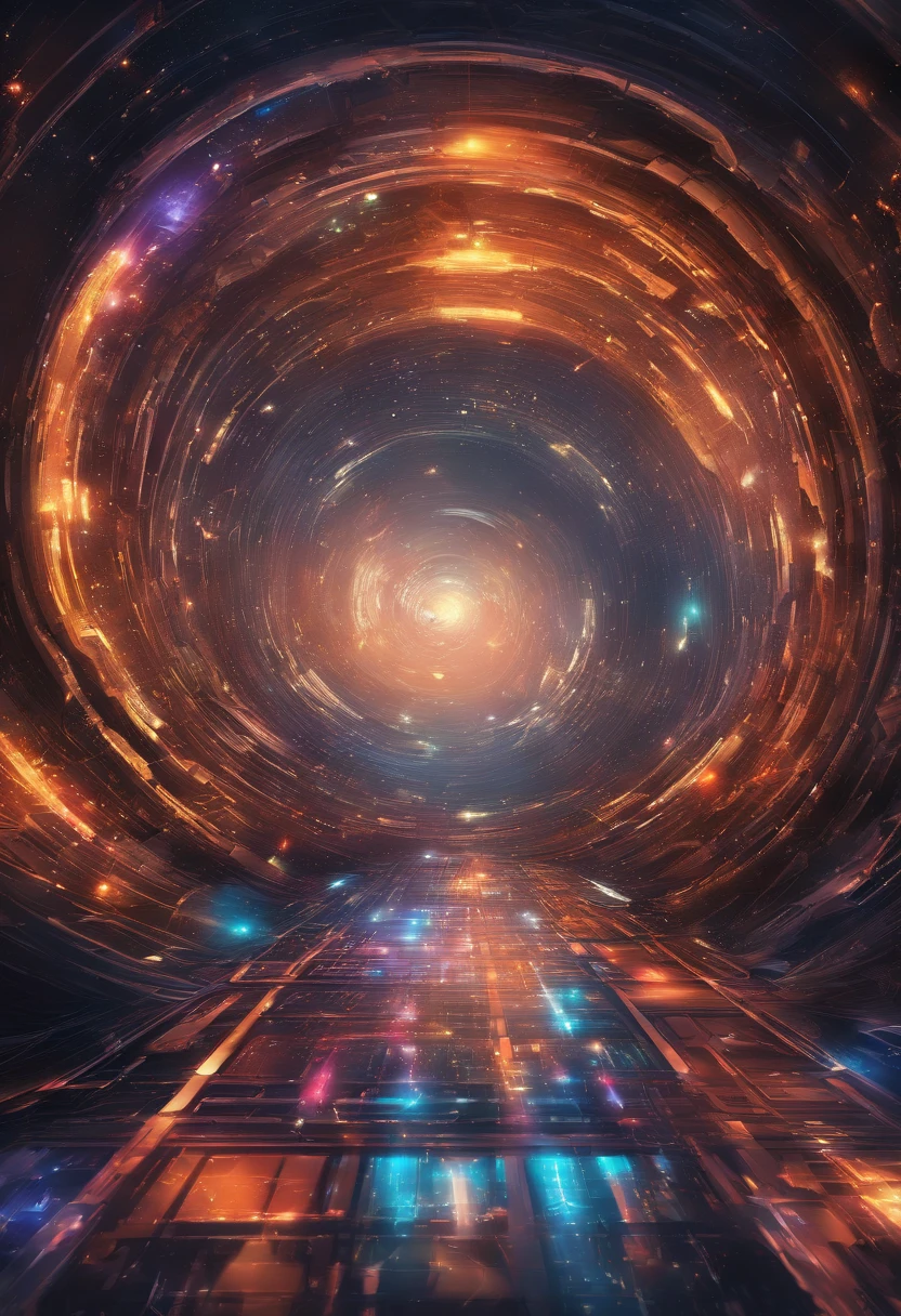 (best quality,4k,8k,highres,masterpiece:1.2),ultra-detailed,(realistic,photorealistic,photo-realistic:1.37),hyperspace tunnel,surrealistic light trails,ultra-realistic picture,vibrant colors,glowing light,galactic scenery,mind-bending journey,multidimensional passage,cosmic spectacle,evocative,abstract,immersive experience