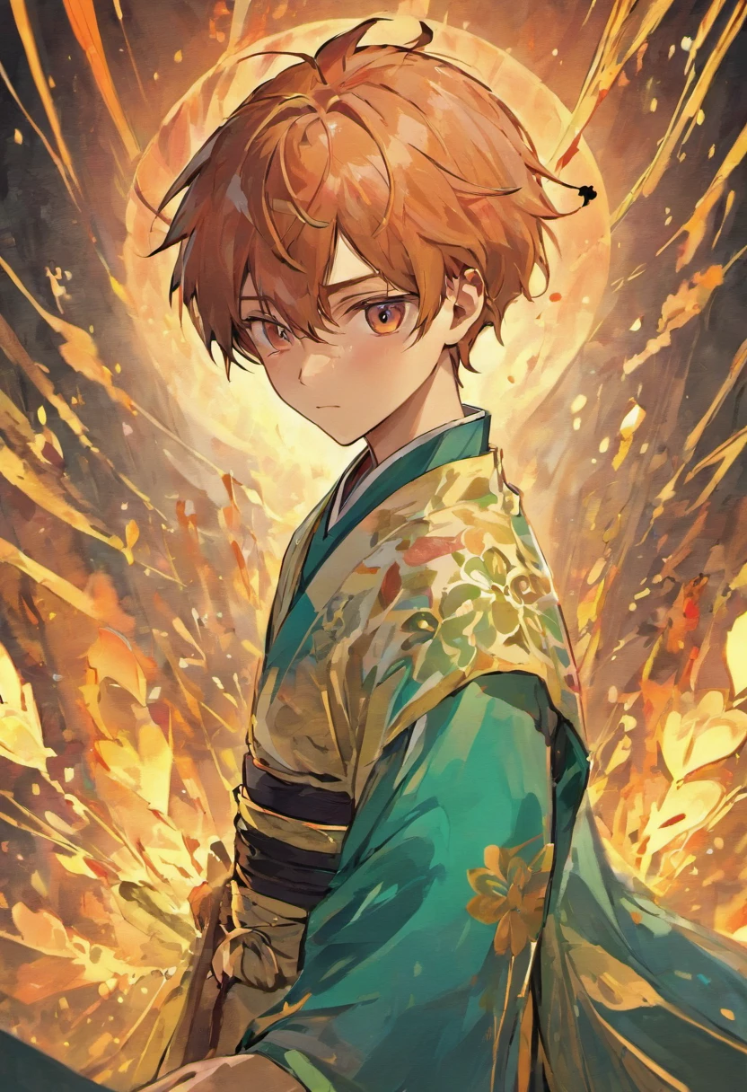 A boy in Hanfu，