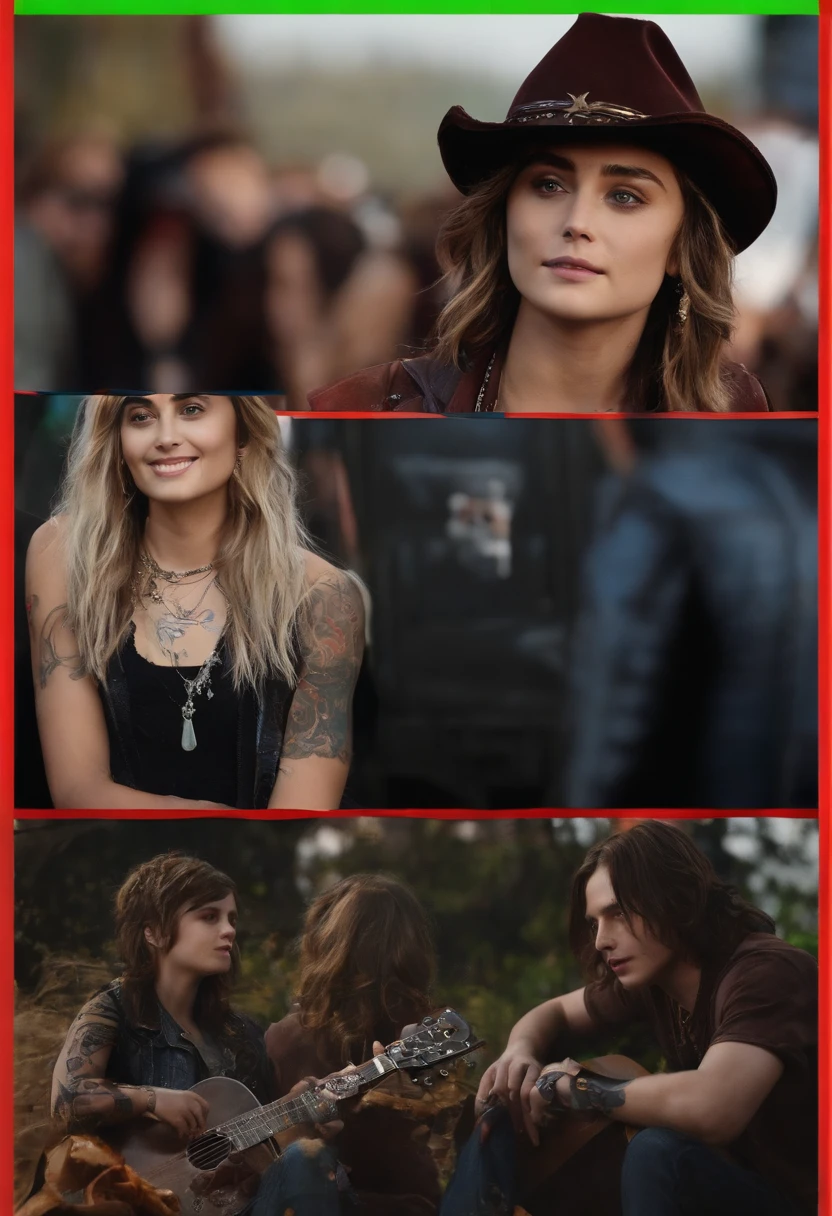 Paris Jackson and Carl grimes together
