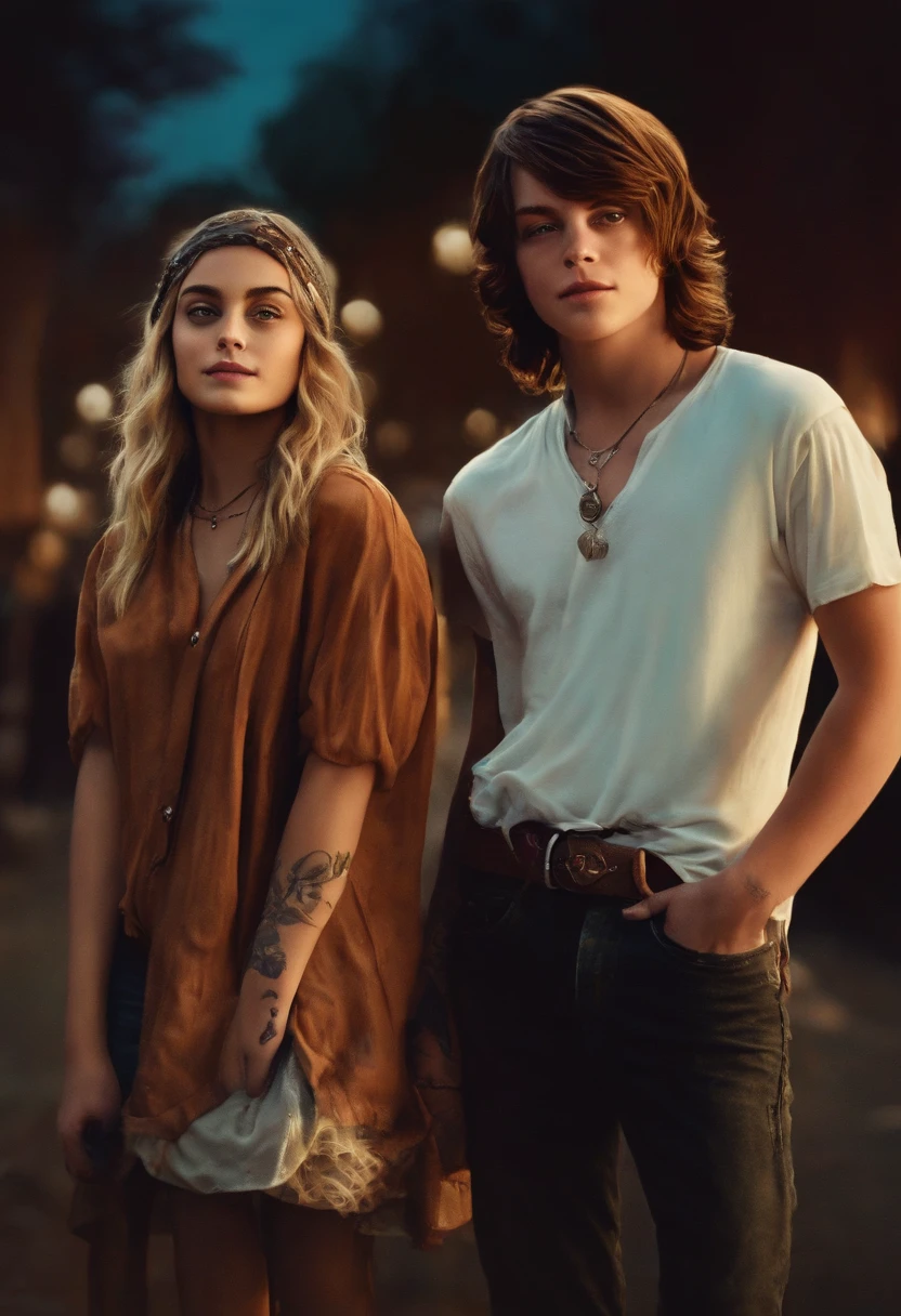Paris Jackson and Carl grimes together realistic